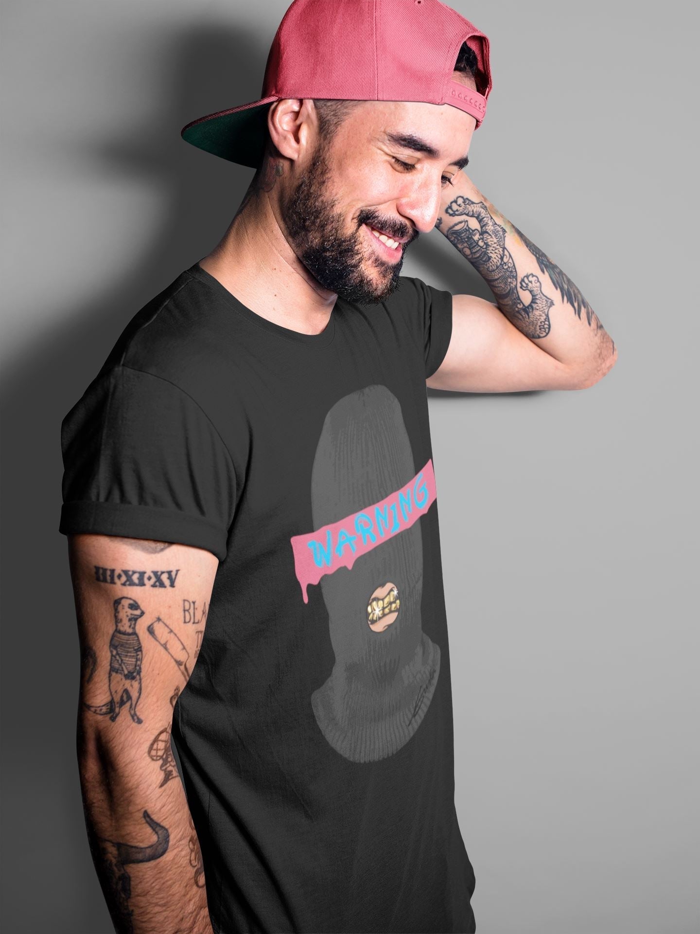 Warning Unisex Tops - Air Jordan 4 Union Off Noir