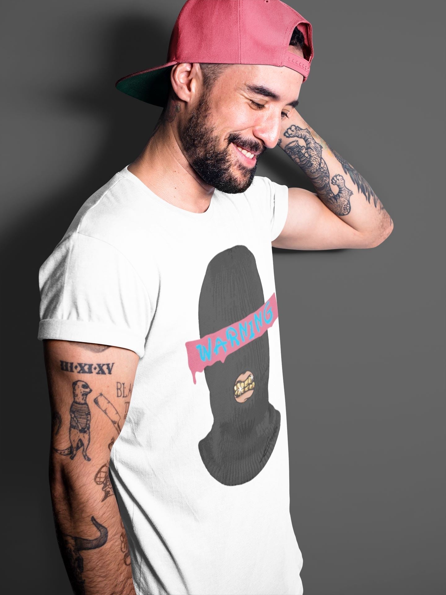 Warning Unisex Tops - Air Jordan 4 Union Off Noir