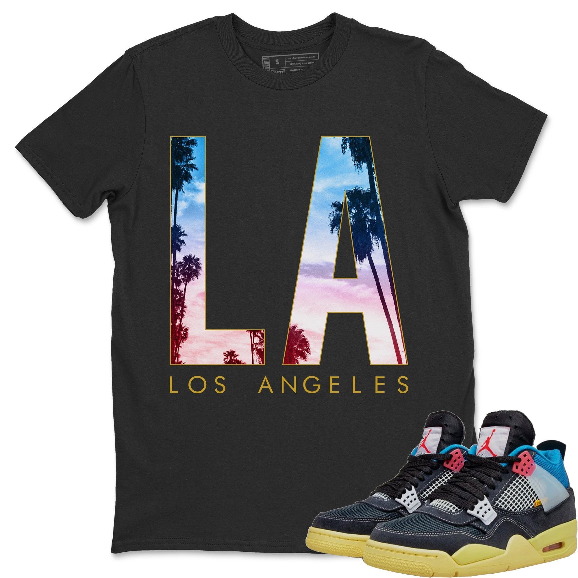 Los Angeless Unisex Tops - Air Jordan 4 Union Off Noir