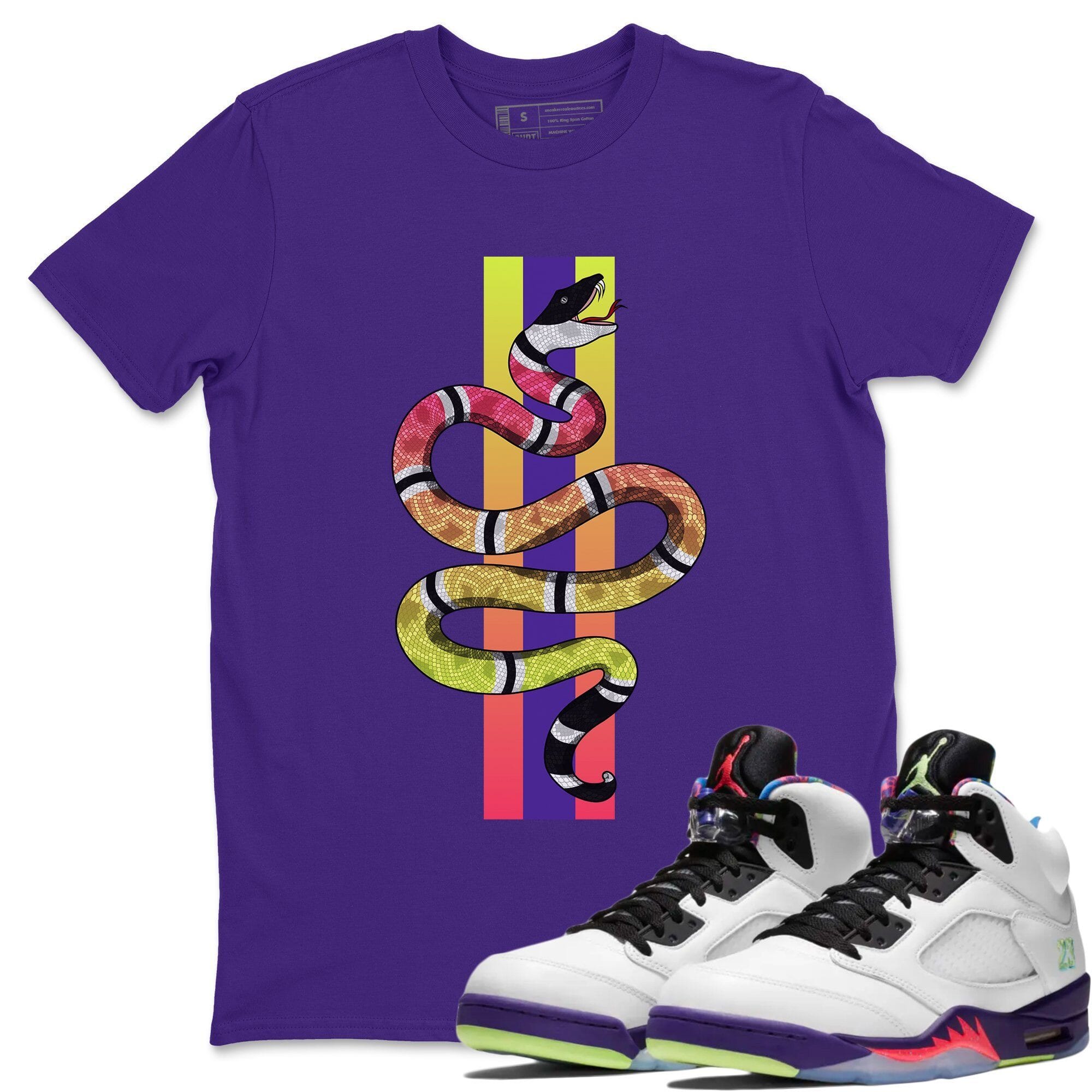 Snake Unisex Tops - Air Jordan 5 Ghost Green