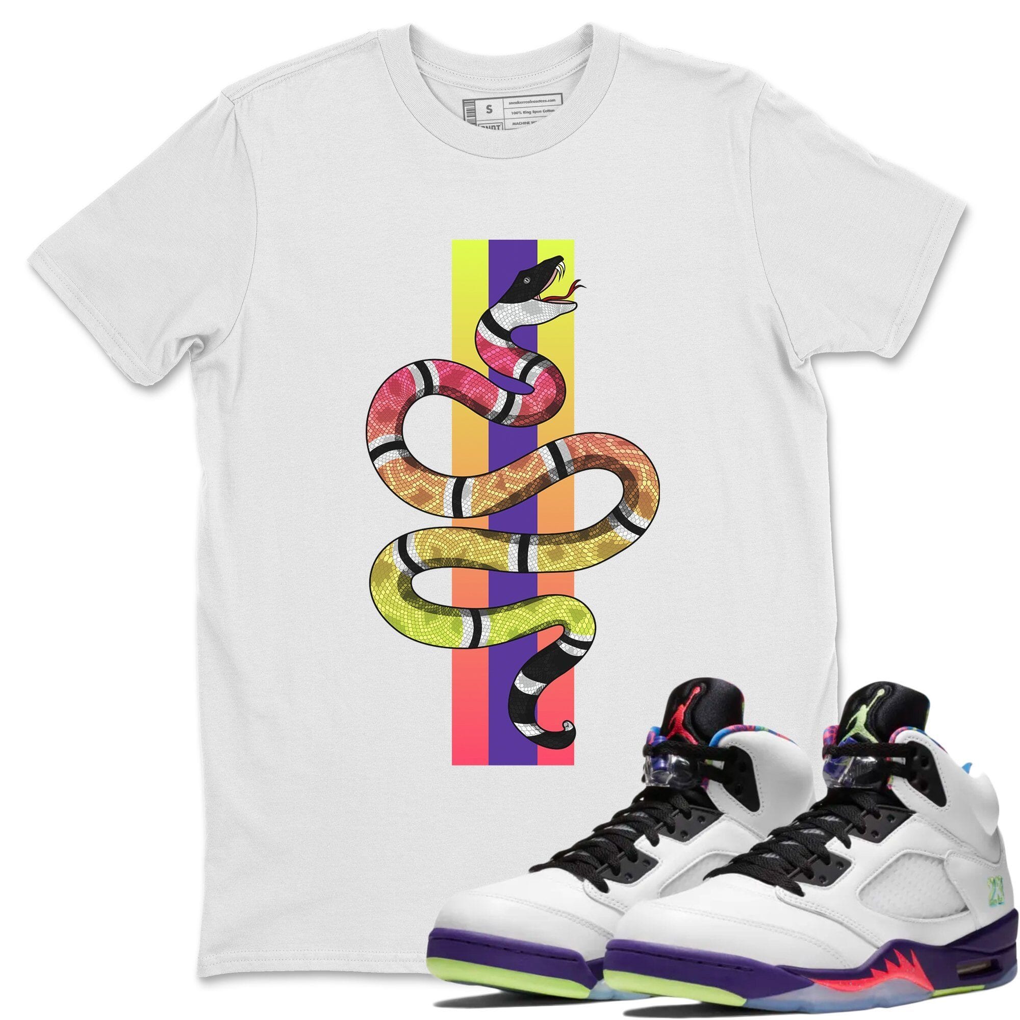 Snake Unisex Tops - Air Jordan 5 Ghost Green