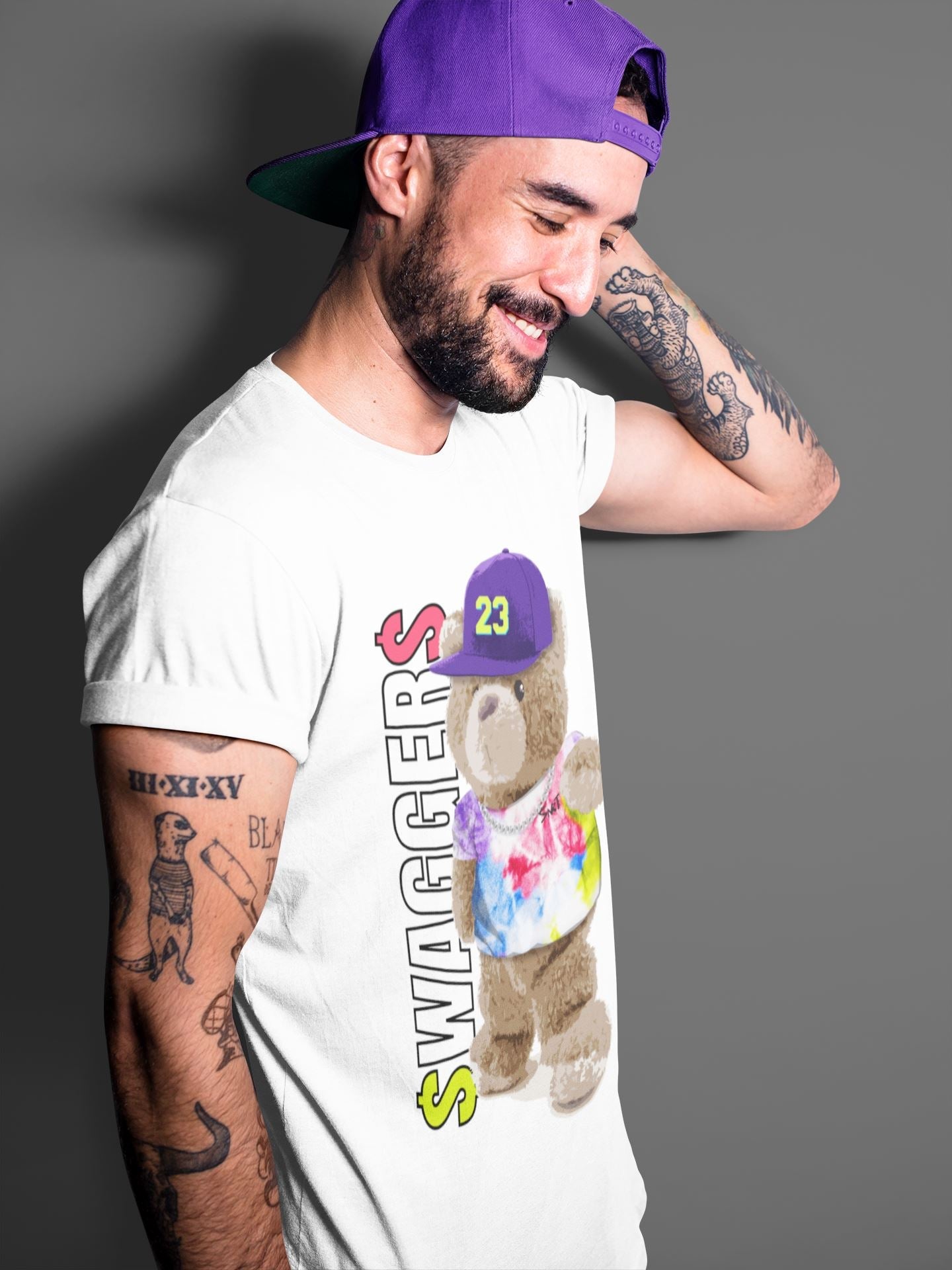 Bear Swaggers Unisex Tops - Air Jordan 5 Ghost Green