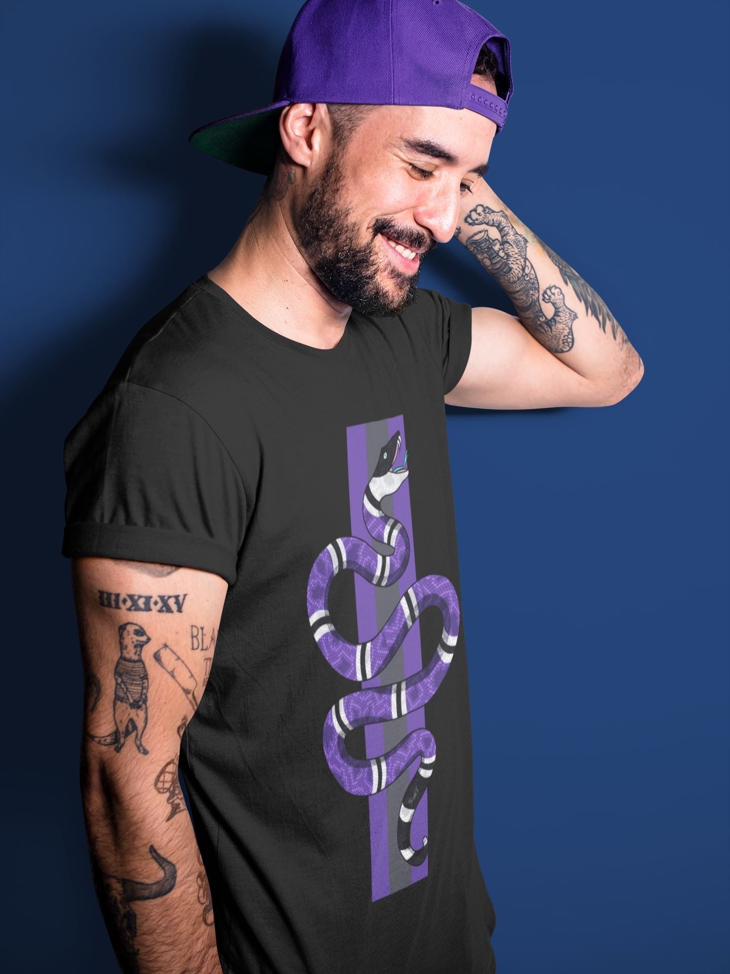 Snake Unisex Tops - Air Jordan 5 Purple Grape