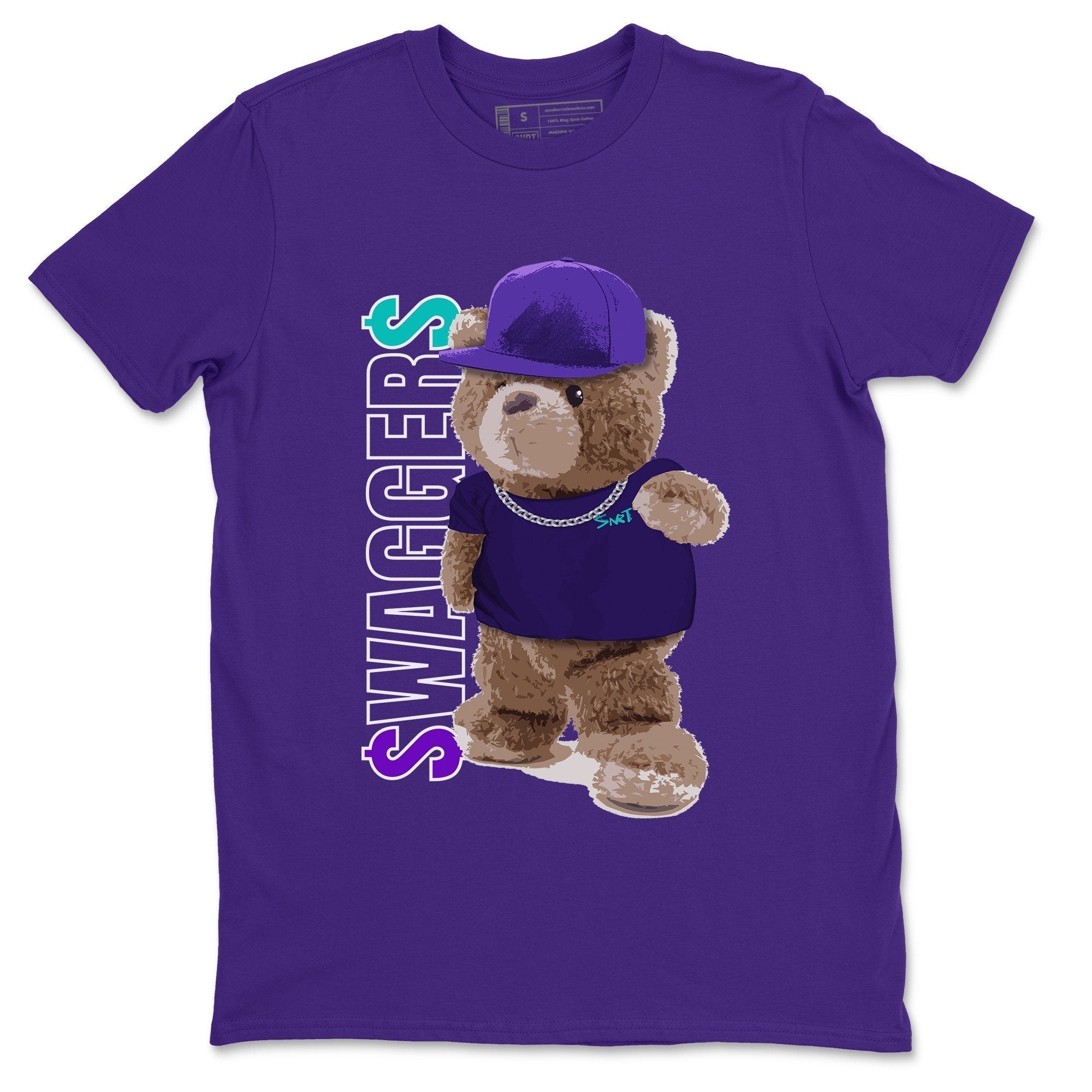 Bear Swaggers Unisex Tops - Air Jordan 5 Purple Grape