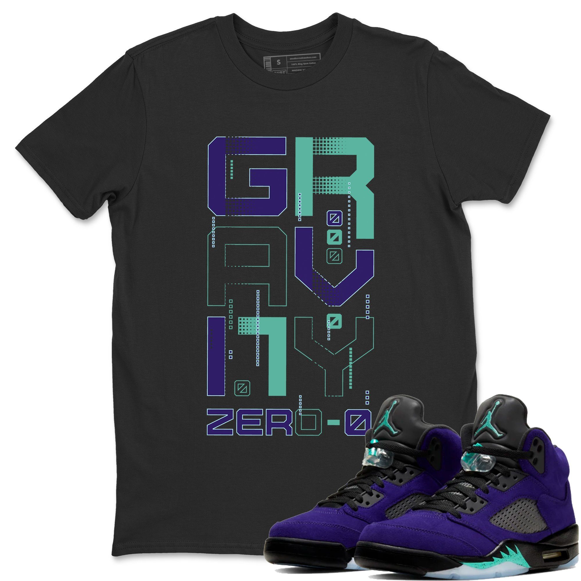 Zero Gravity Unisex Tops - Air Jordan 5 Purple Grape