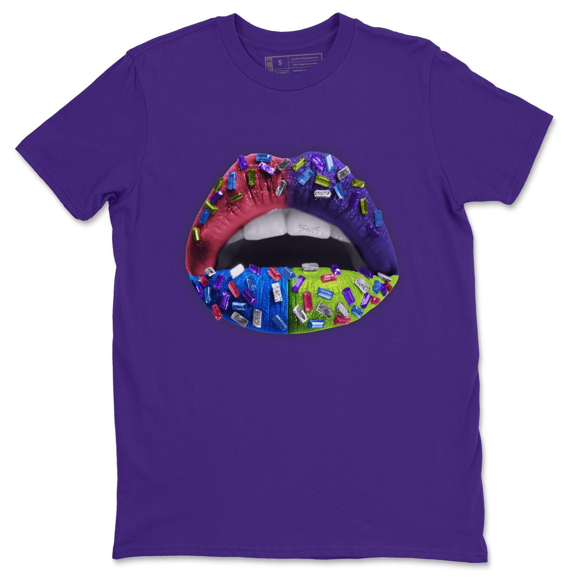 Lips Jewel Unisex Tops - Air Jordan 5 Ghost Green