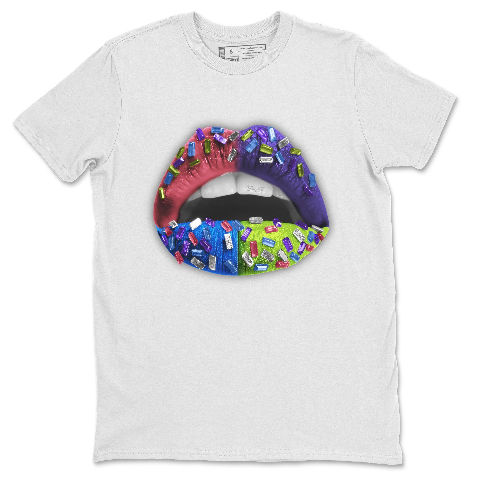 Lips Jewel Unisex Tops - Air Jordan 5 Ghost Green