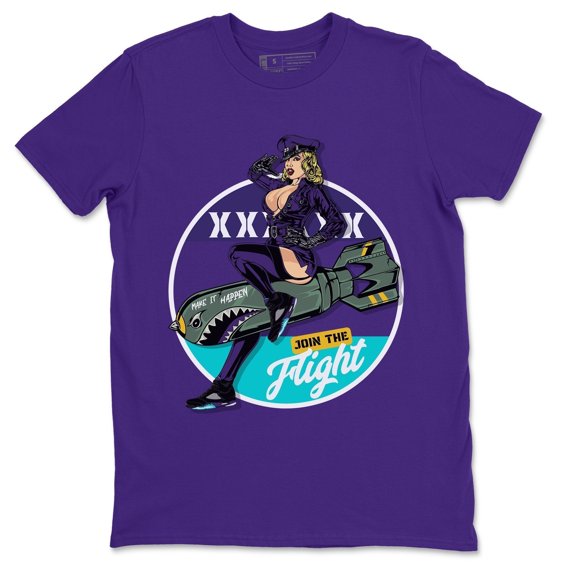 Pin Up Girl Unisex Tops - Air Jordan 5 Black Grape
