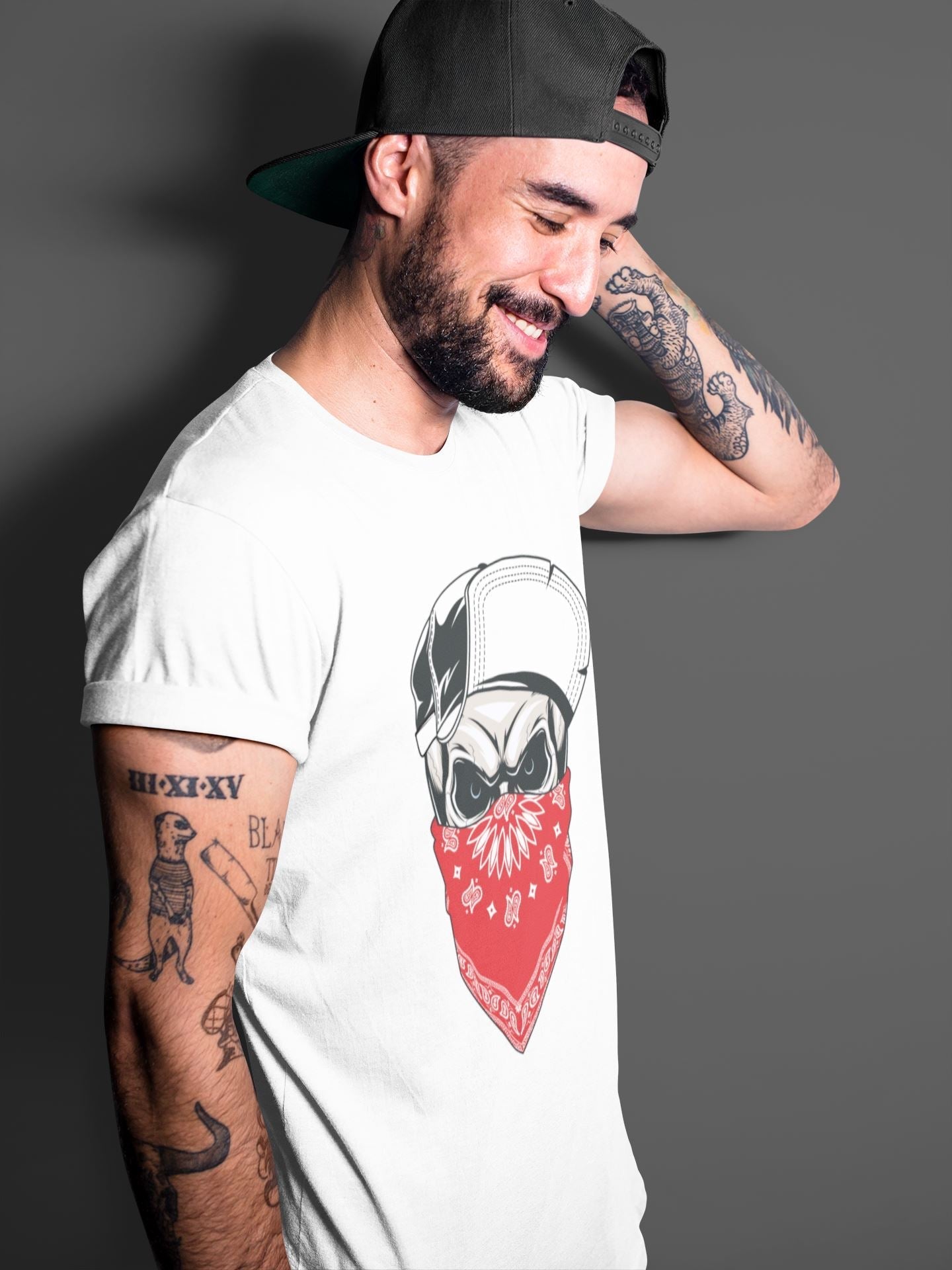 Skull Hat Unisex Tops - Air Jordan 5 Fire Red