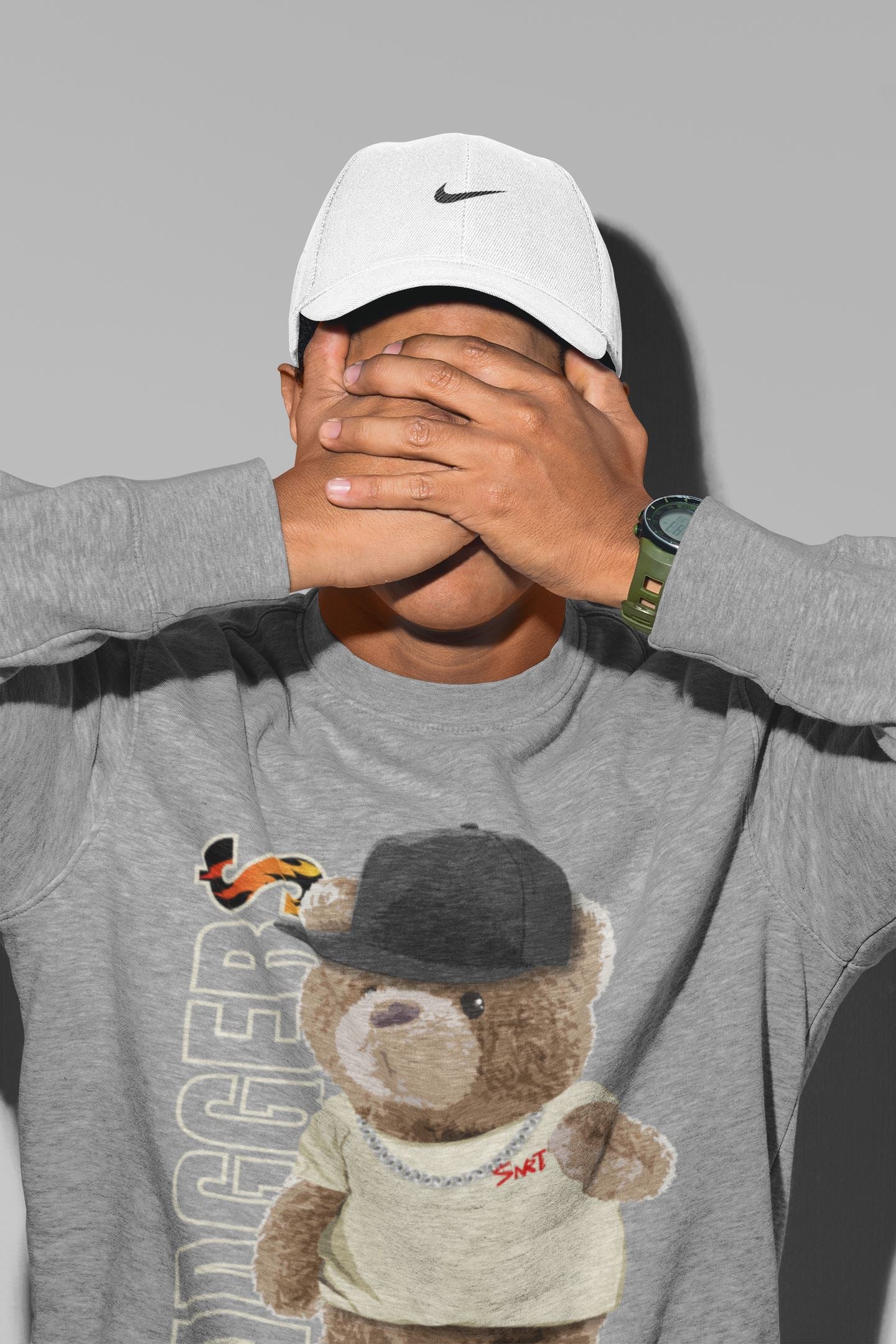 Bear Swaggers Unisex Tops - Air Jordan 5 OFF-WHITE Sail