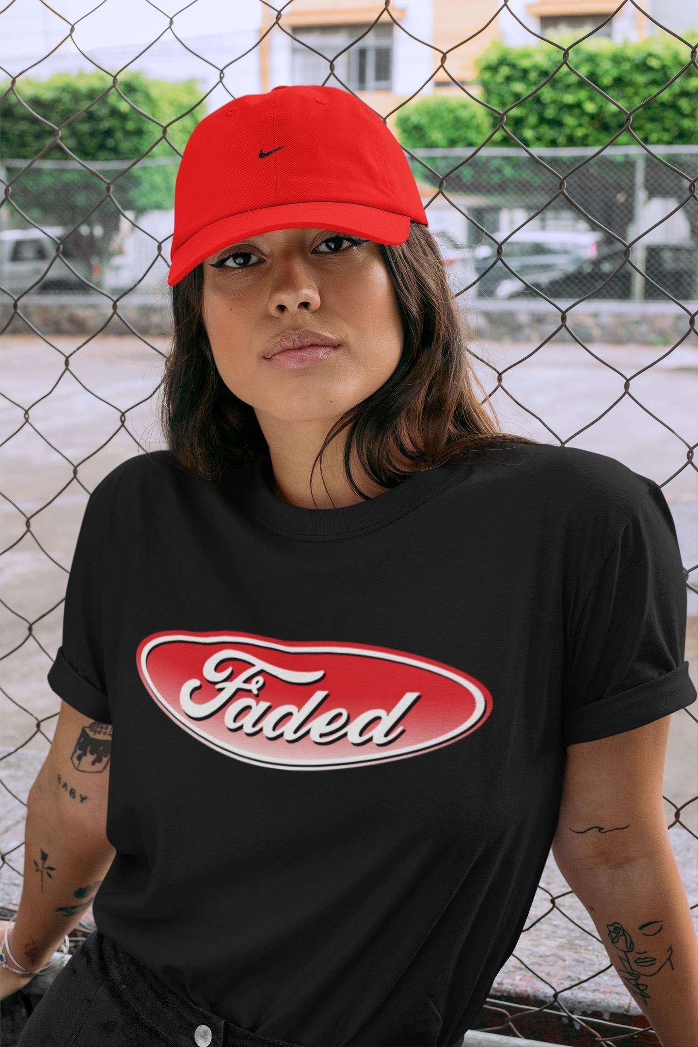 Faded Unisex Tops - Air Jordan 5 Raging Bull