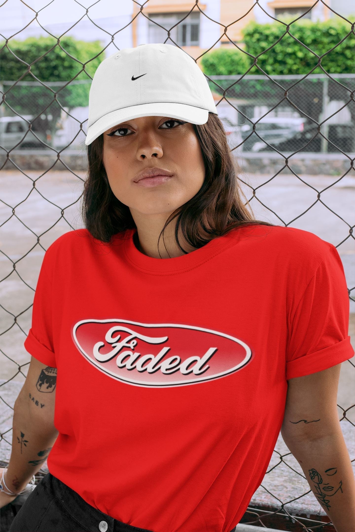 Faded Unisex Tops - Air Jordan 5 Raging Bull