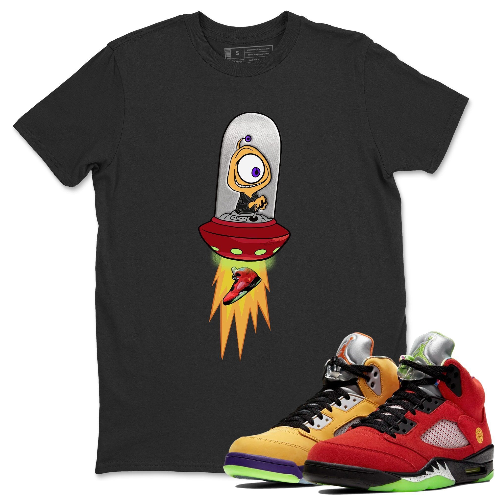 Alien Unisex Tops - Air Jordan 5 What The
