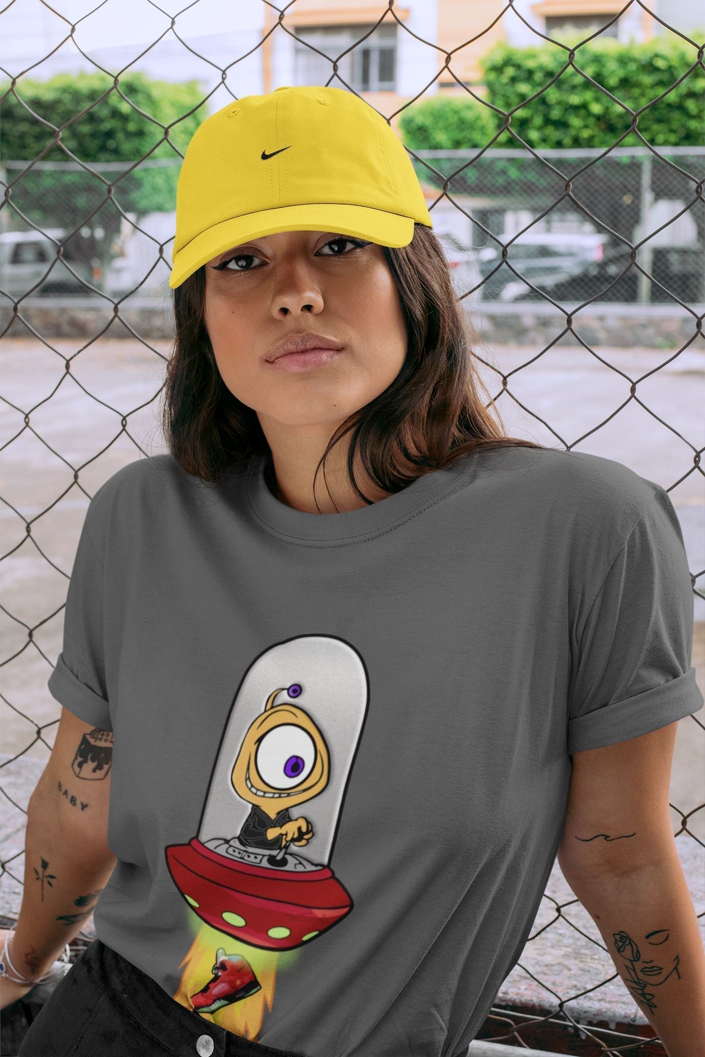 Alien Unisex Tops - Air Jordan 5 What The