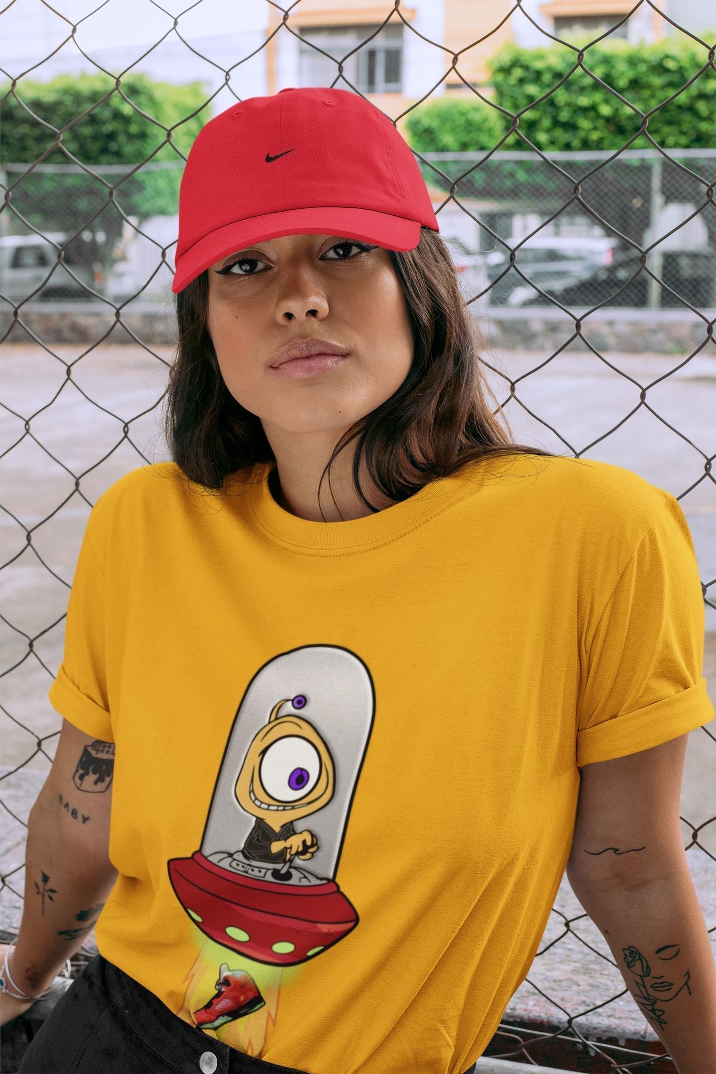 Alien Unisex Tops - Air Jordan 5 What The