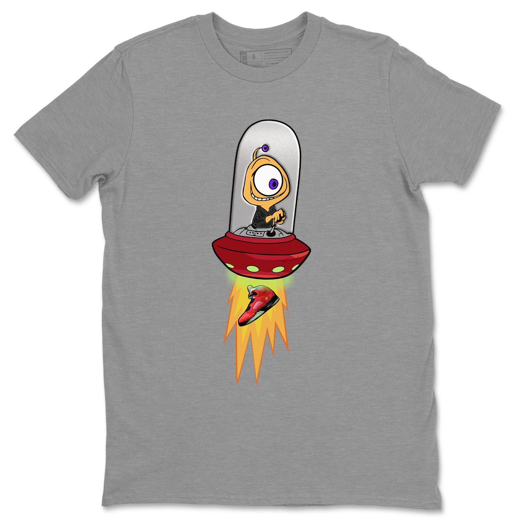 Alien Unisex Tops - Air Jordan 5 What The