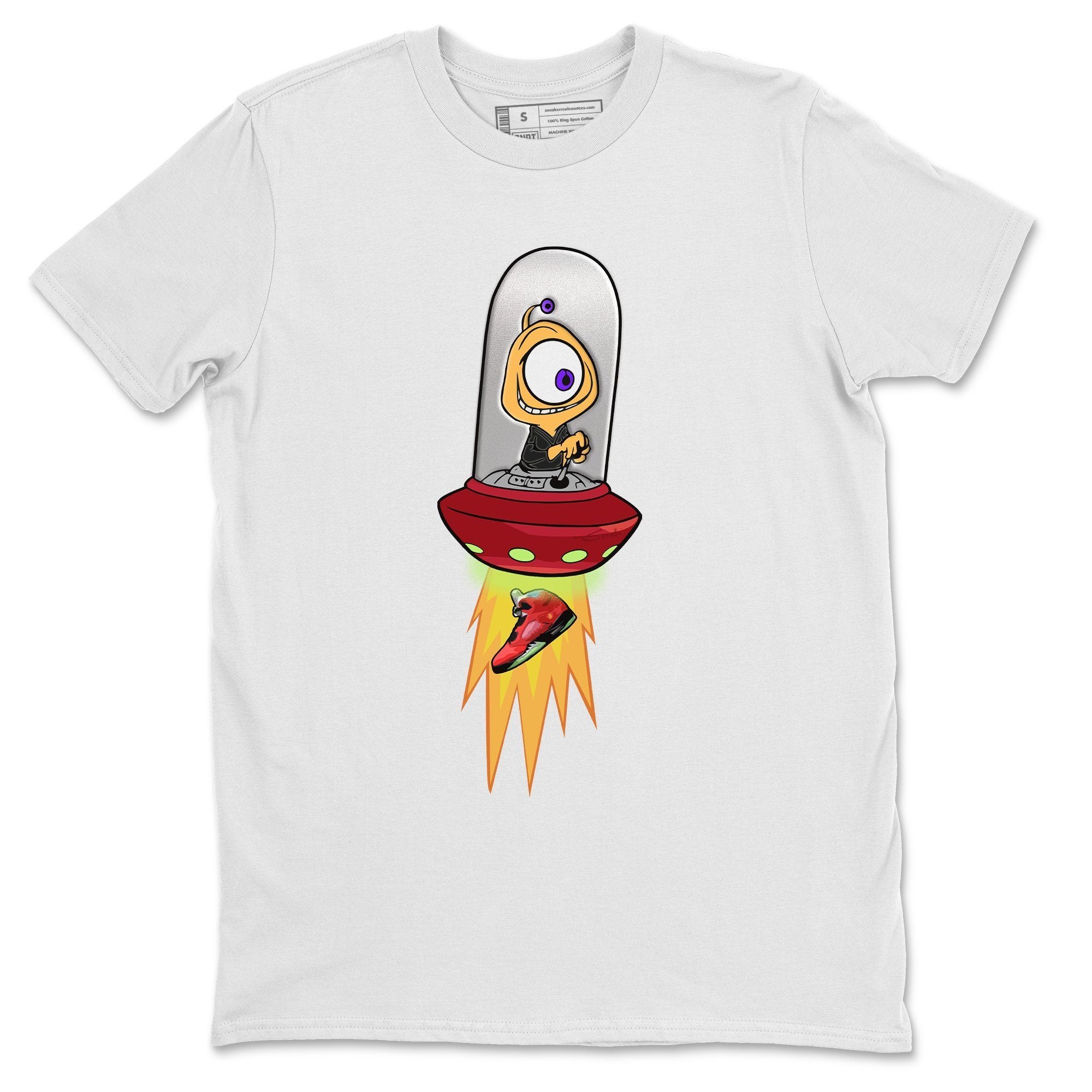 Alien Unisex Tops - Air Jordan 5 What The
