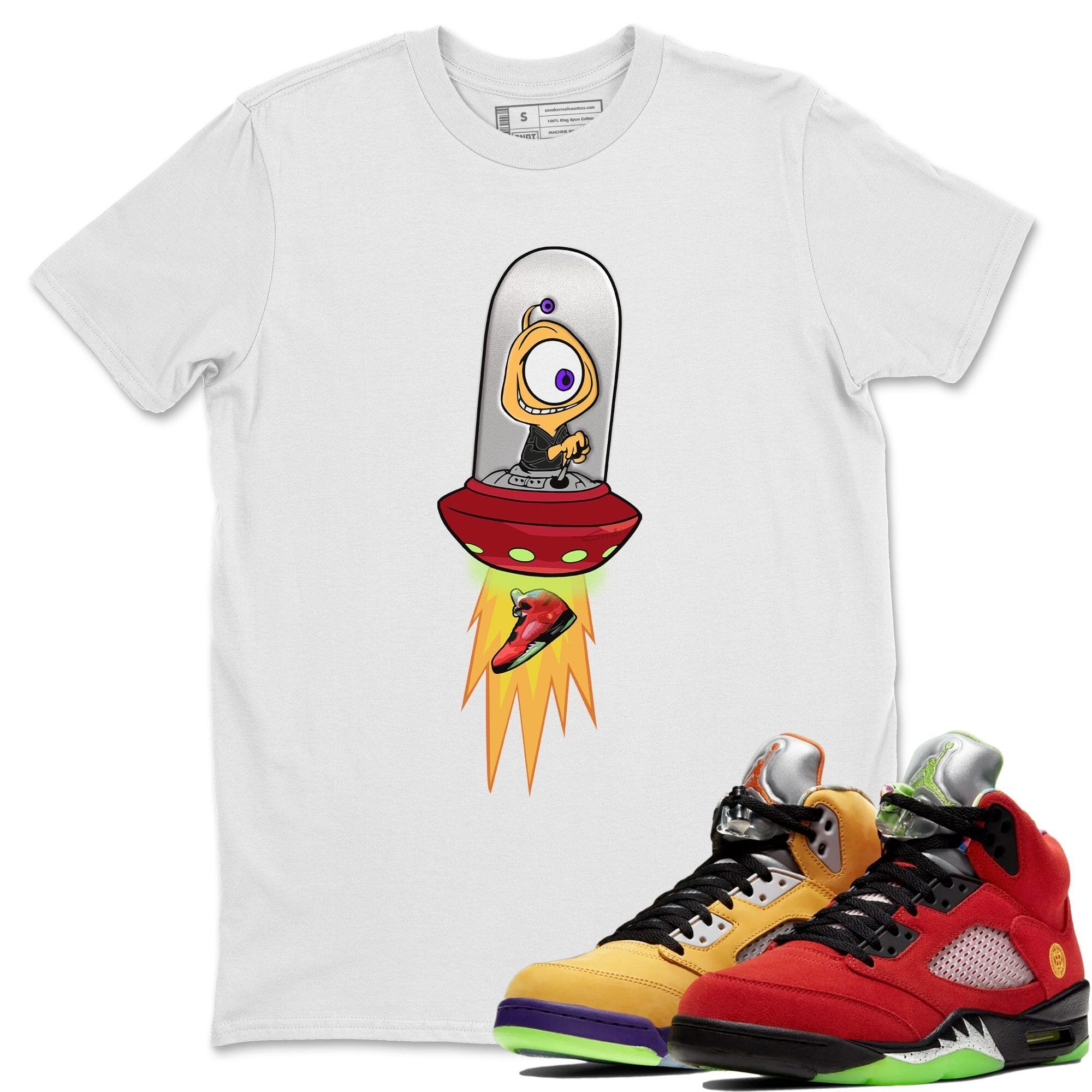 Alien Unisex Tops - Air Jordan 5 What The