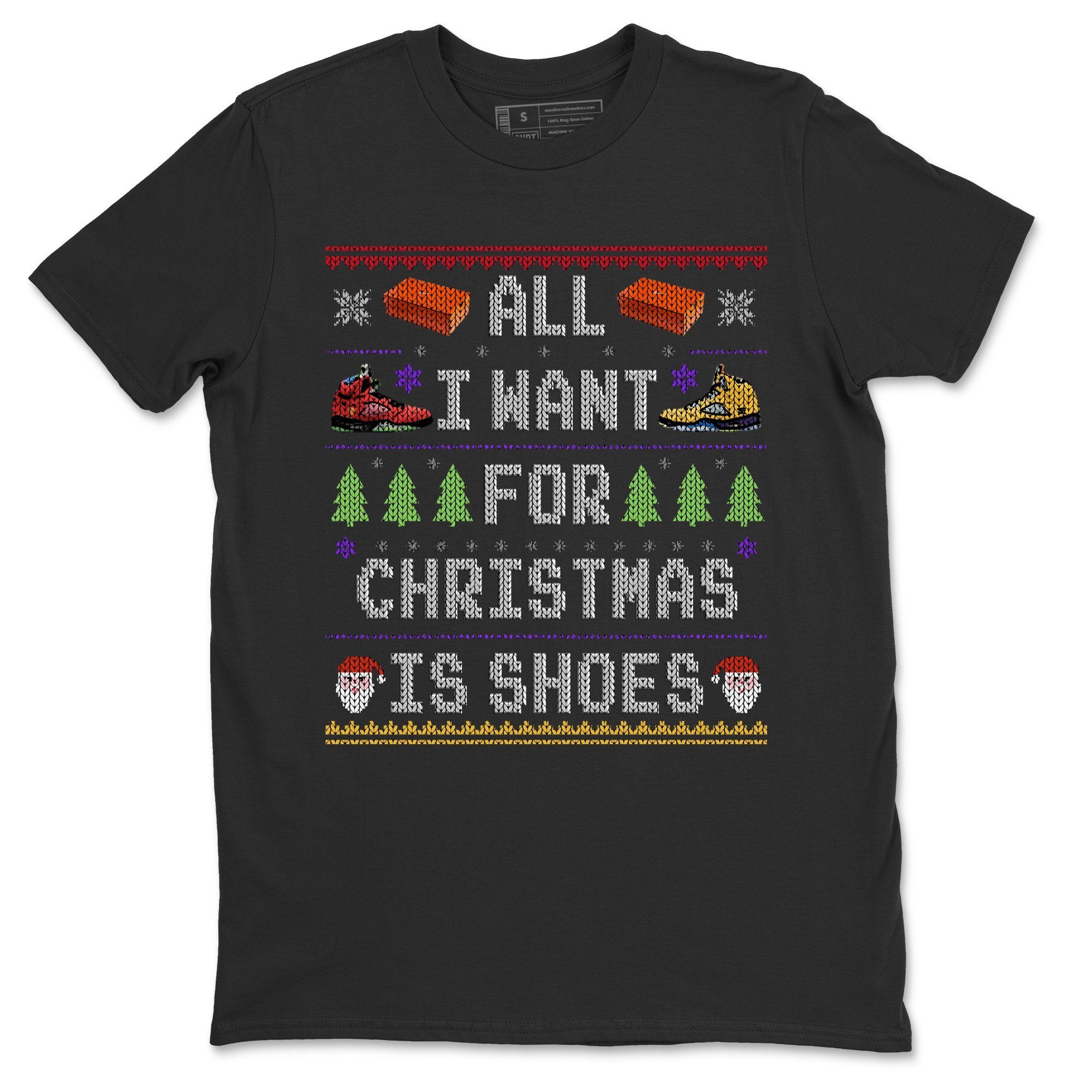 All i want for christmas is shoes Unisex Tops - Air Jordan 5 What The