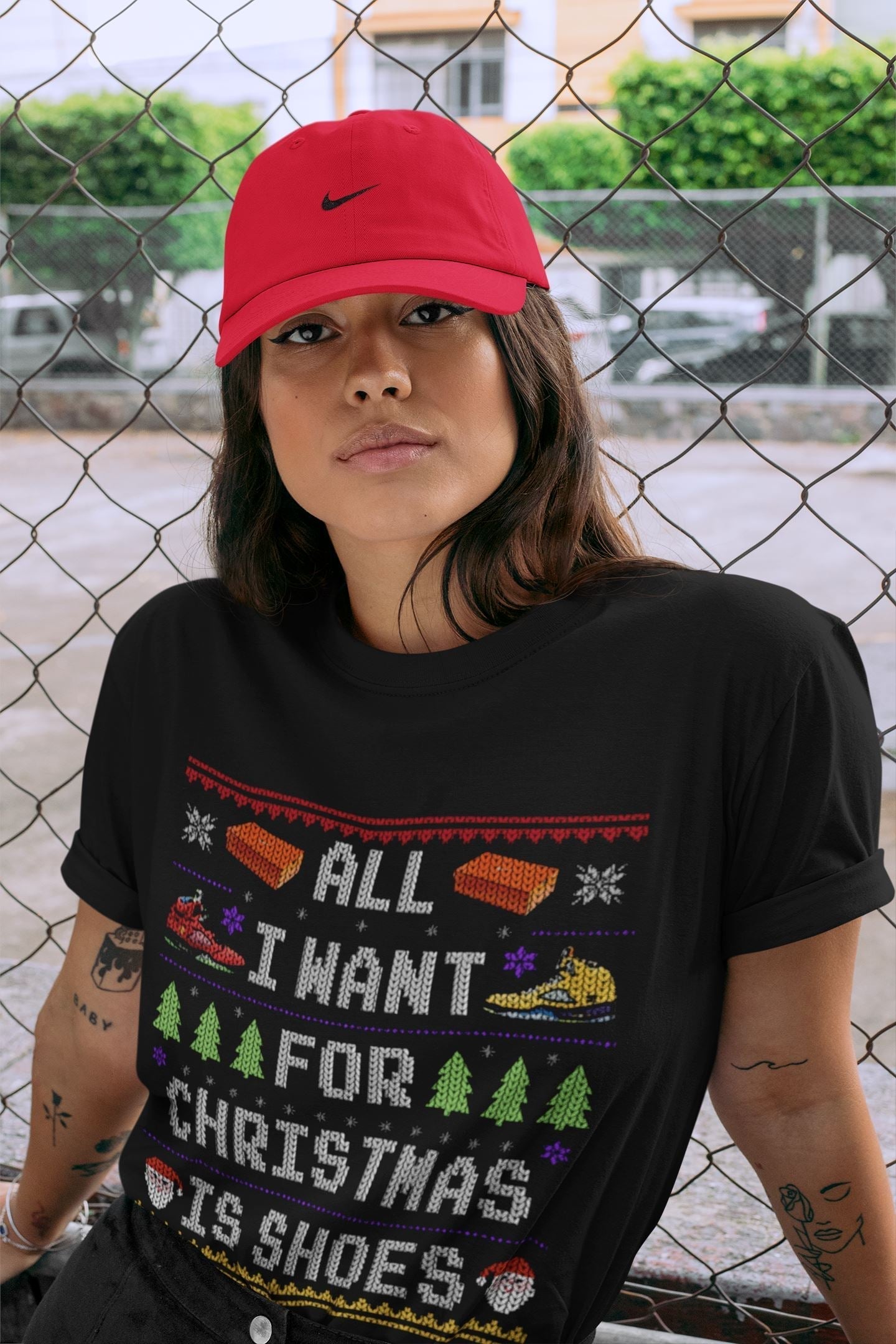 All i want for christmas is shoes Unisex Tops - Air Jordan 5 What The