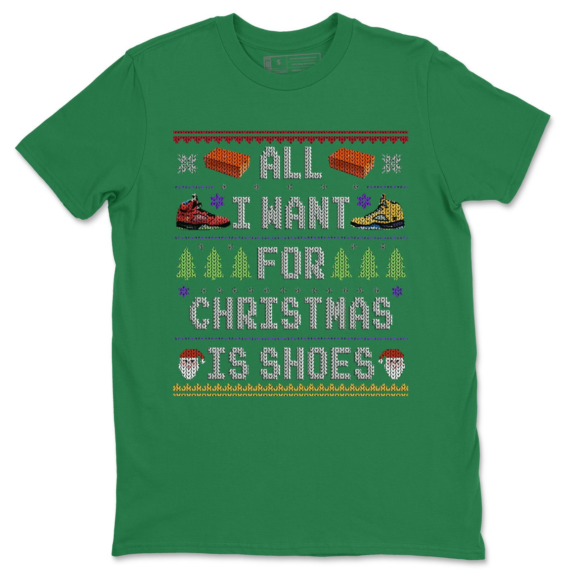 All i want for christmas is shoes Unisex Tops - Air Jordan 5 What The