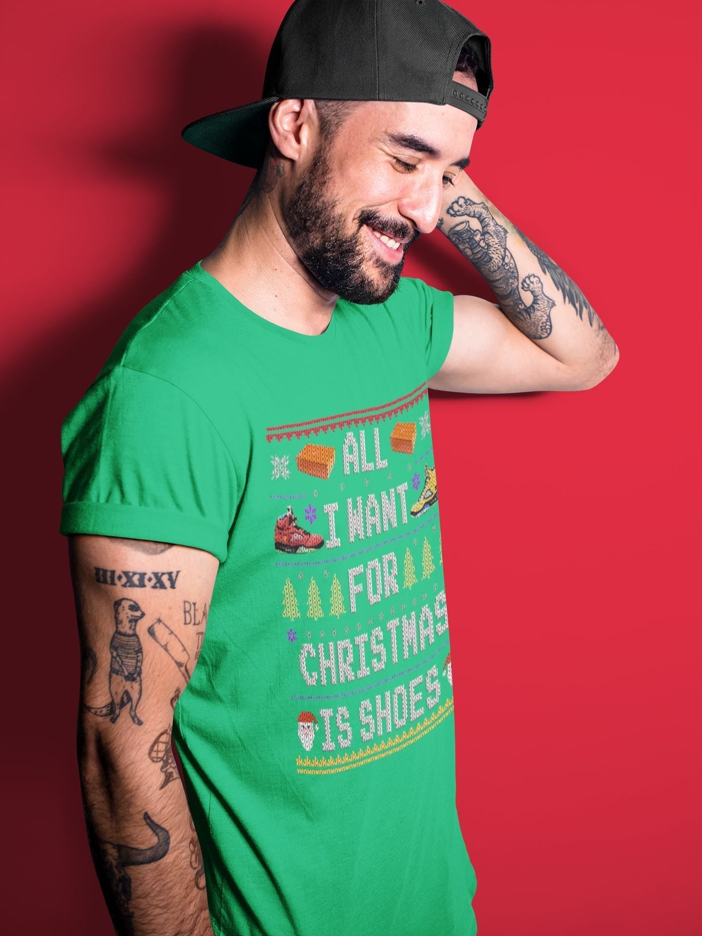 All i want for christmas is shoes Unisex Tops - Air Jordan 5 What The