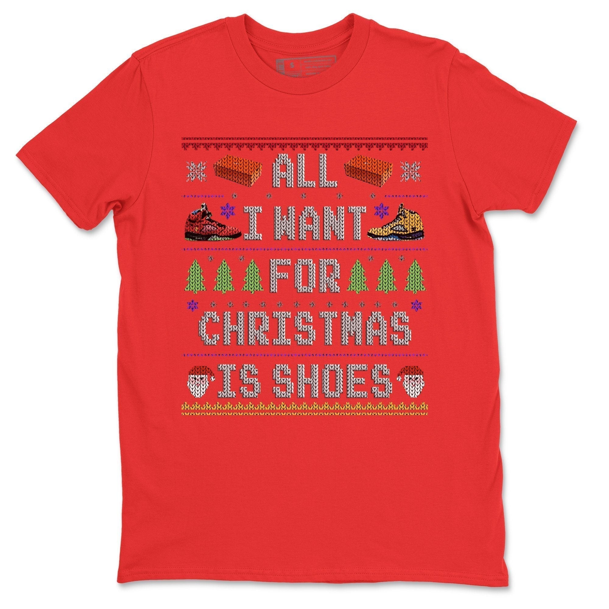 All i want for christmas is shoes Unisex Tops - Air Jordan 5 What The