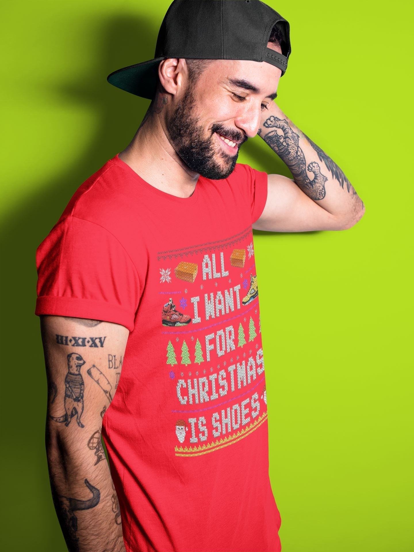 All i want for christmas is shoes Unisex Tops - Air Jordan 5 What The
