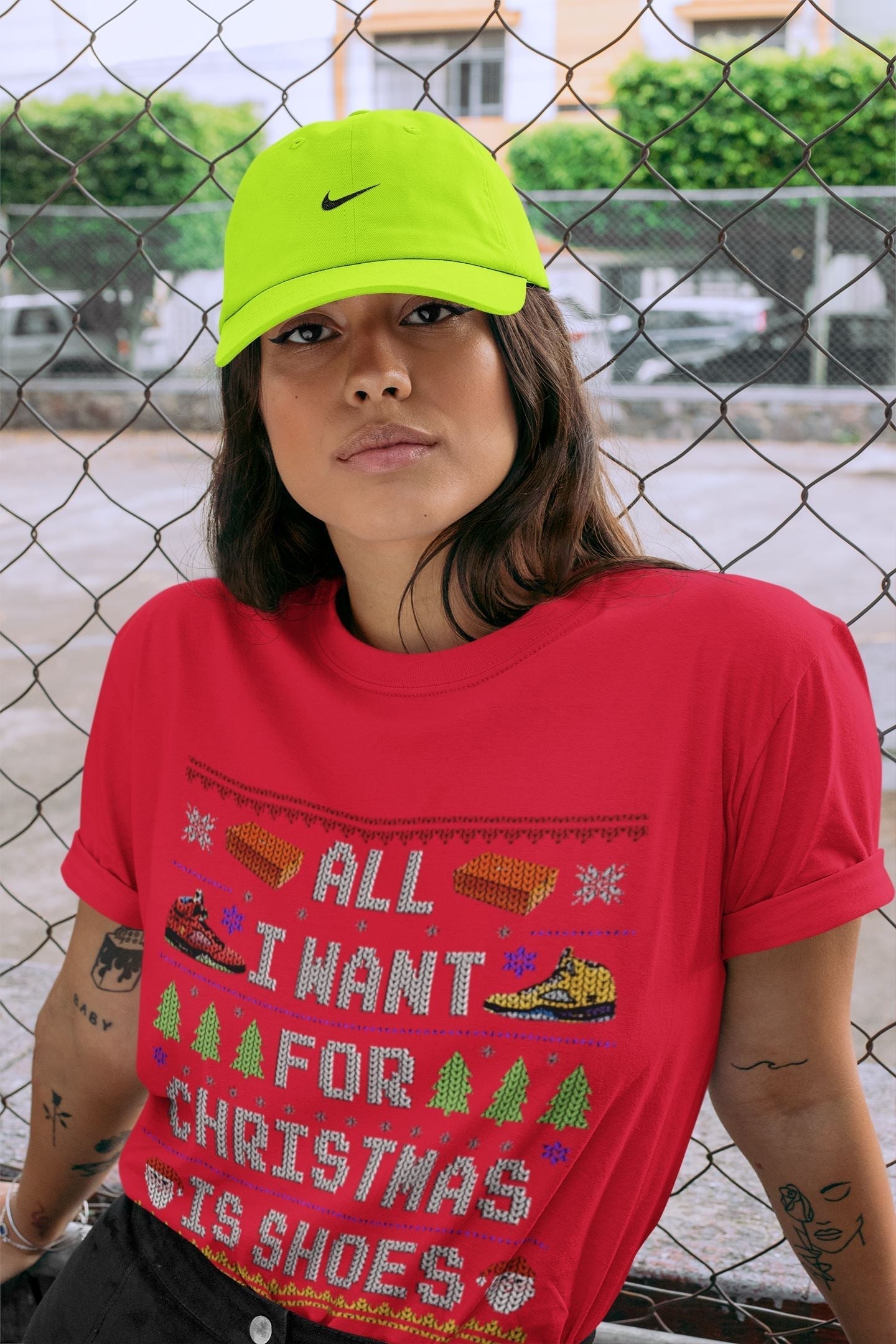 All i want for christmas is shoes Unisex Tops - Air Jordan 5 What The