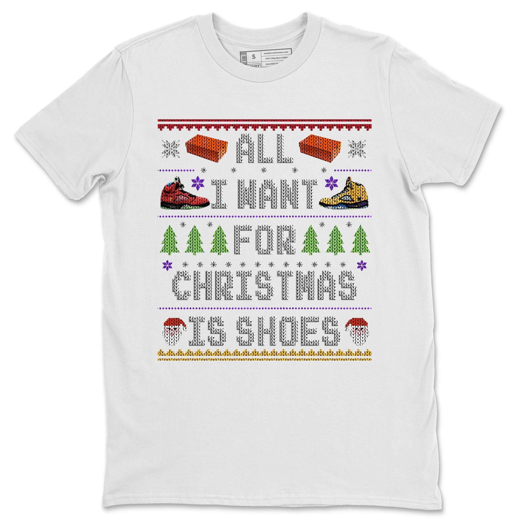 All i want for christmas is shoes Unisex Tops - Air Jordan 5 What The