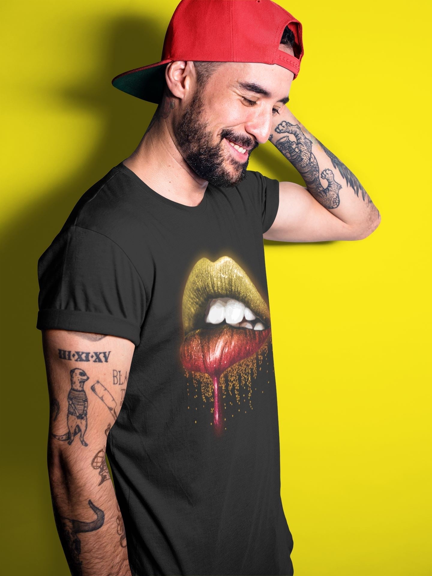 Dripping Lips Unisex Tops - Air Jordan 5 What The