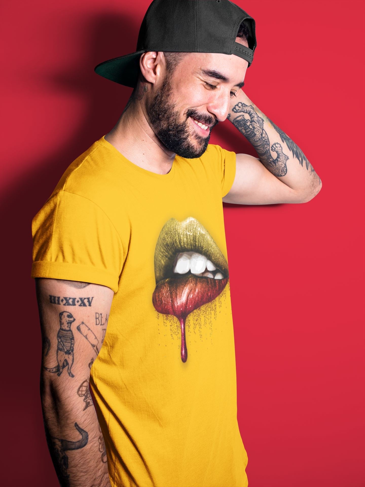 Dripping Lips Unisex Tops - Air Jordan 5 What The