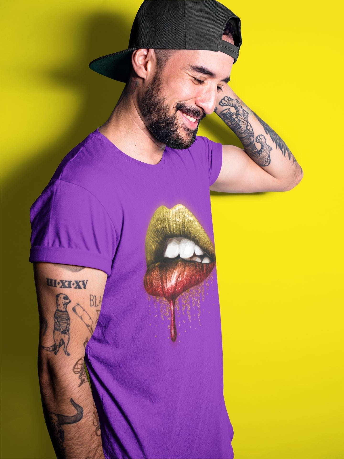 Dripping Lips Unisex Tops - Air Jordan 5 What The