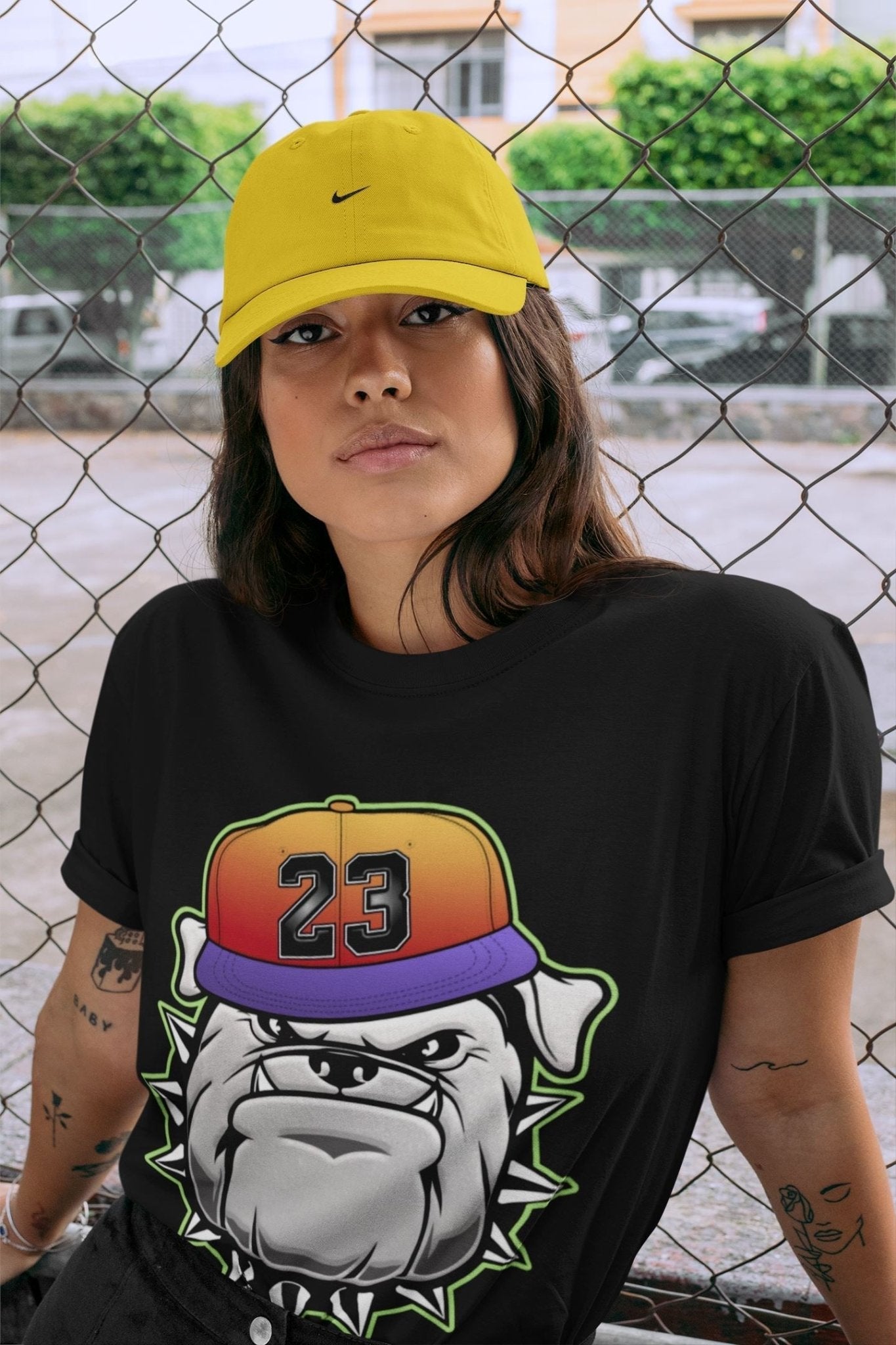 English Bulldog Unisex Tops - Air Jordan 5 What The