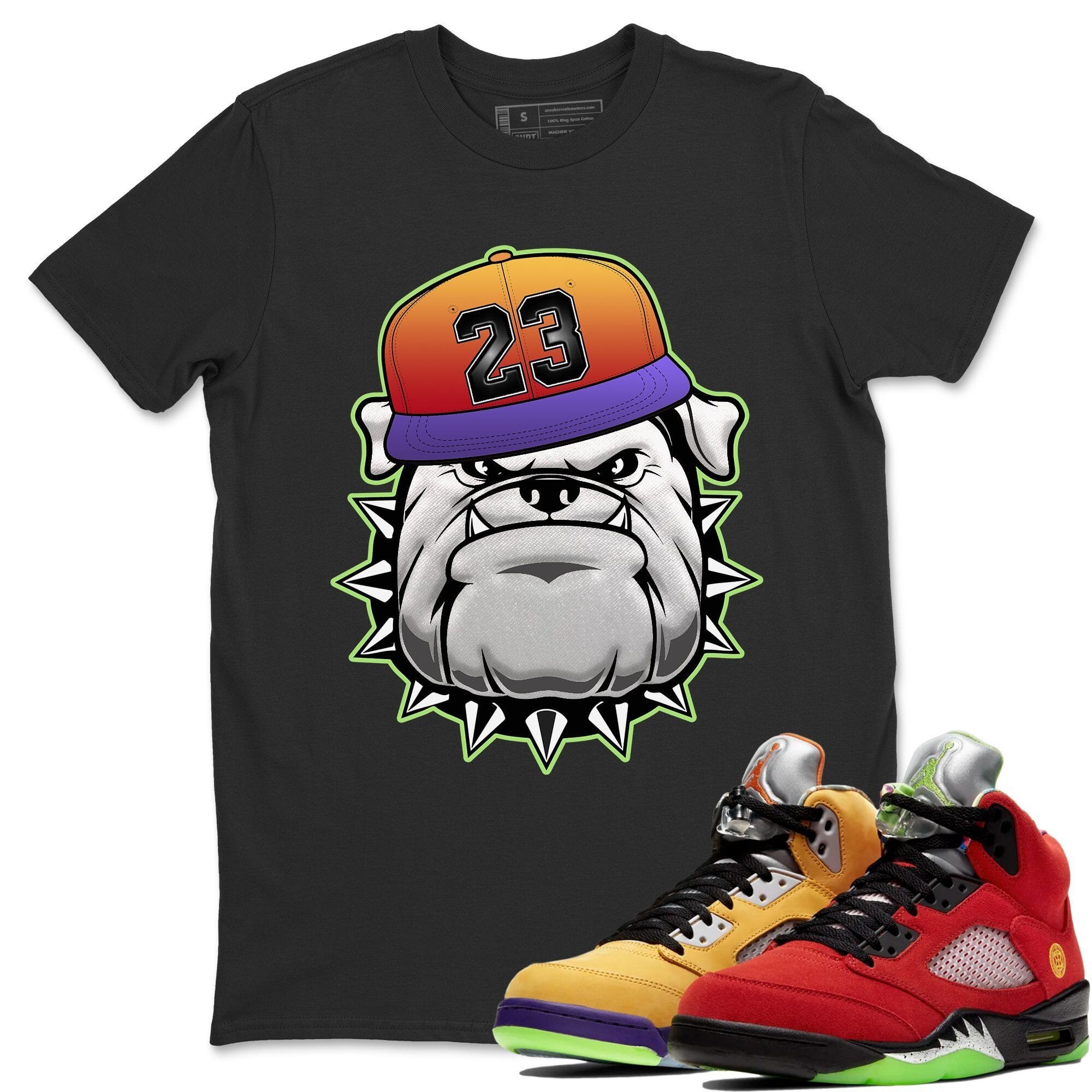 English Bulldog Unisex Tops - Air Jordan 5 What The