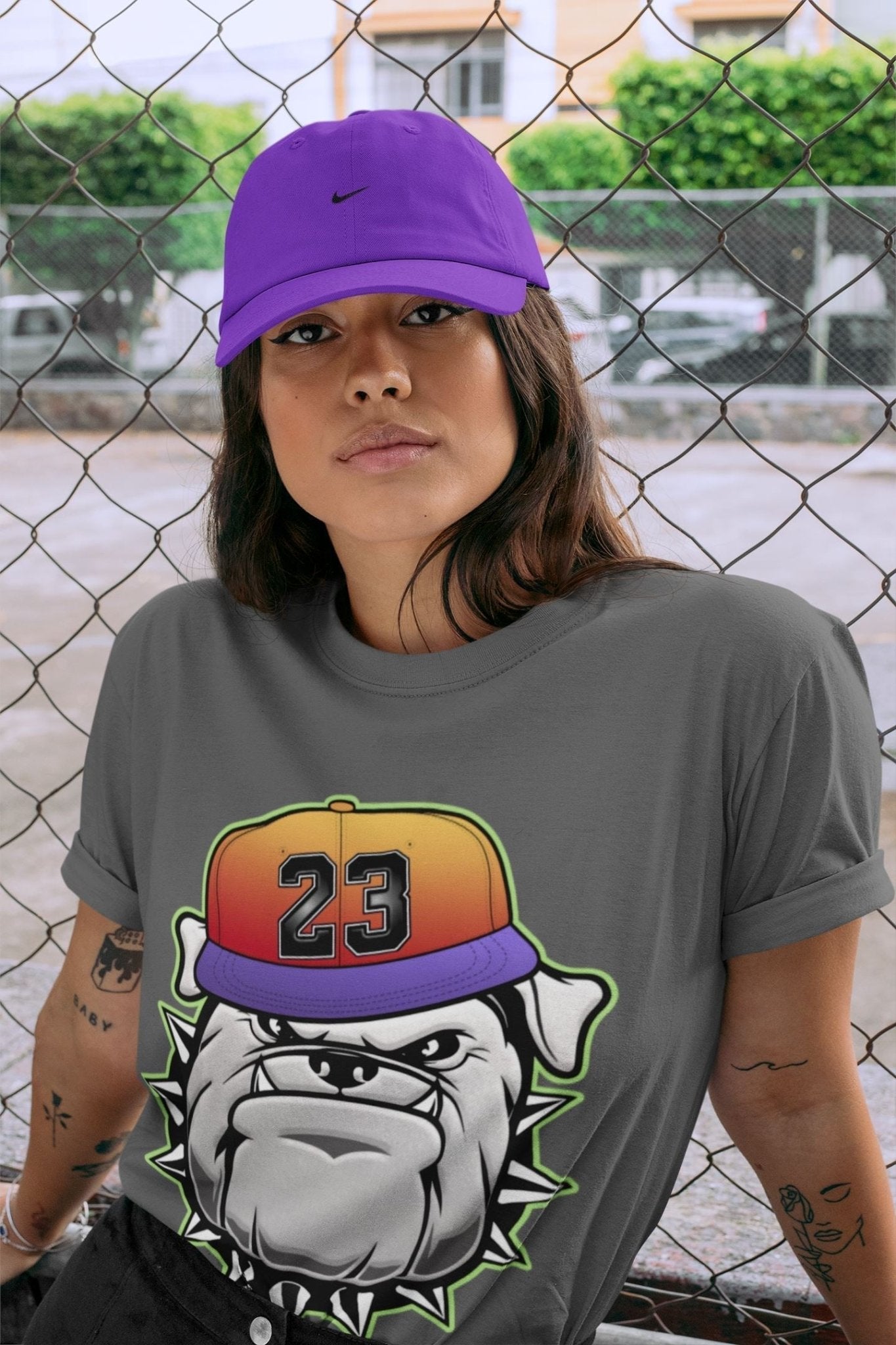 English Bulldog Unisex Tops - Air Jordan 5 What The