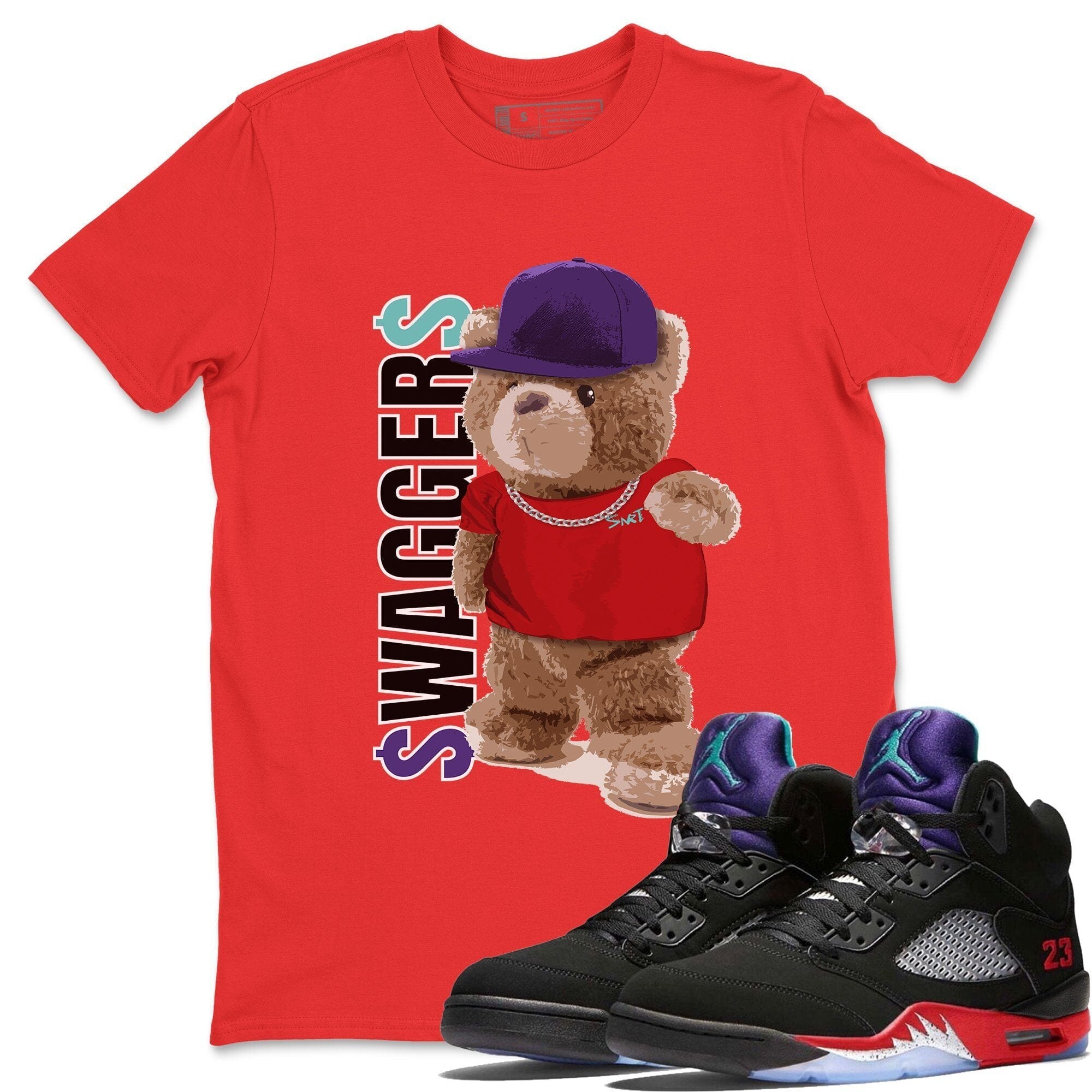 Bear Swaggers Unisex Tops - Air Jordan 5 Top 3