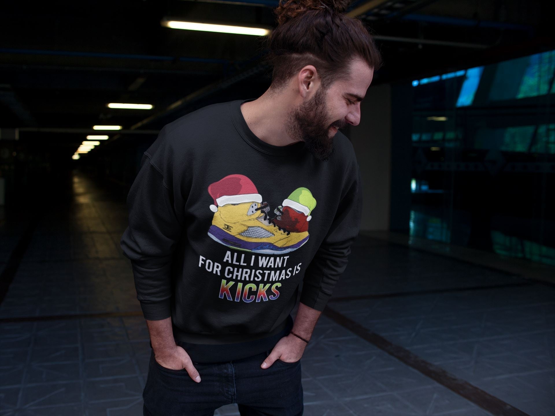 All I Want For Christmas Is Kicks Unisex Tops - Air Jordan 5 What The