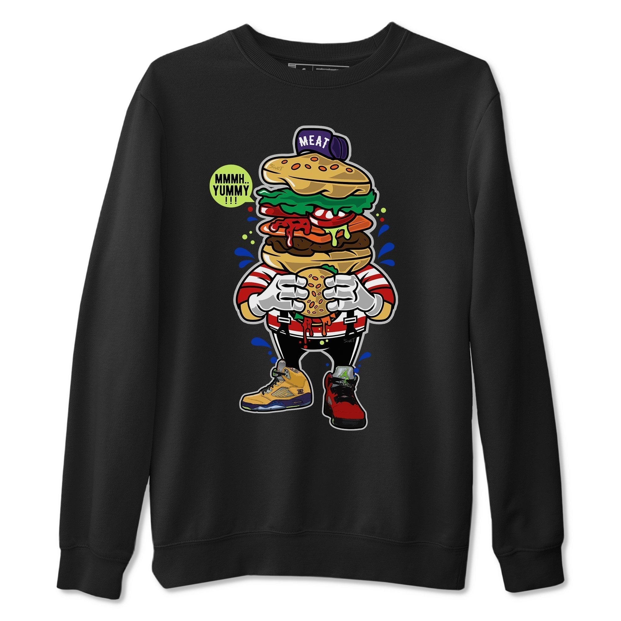 I Love Burger Unisex Tops - Air Jordan 5 What The