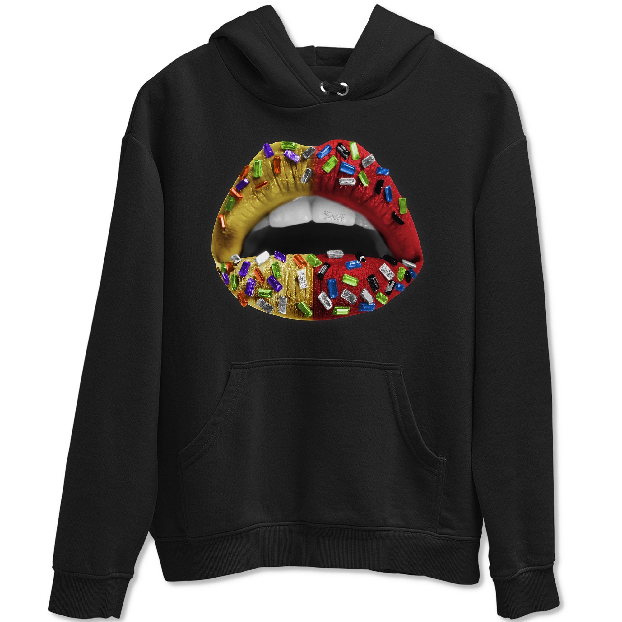 Lips Jewel Unisex Tops - Air Jordan 5 What The