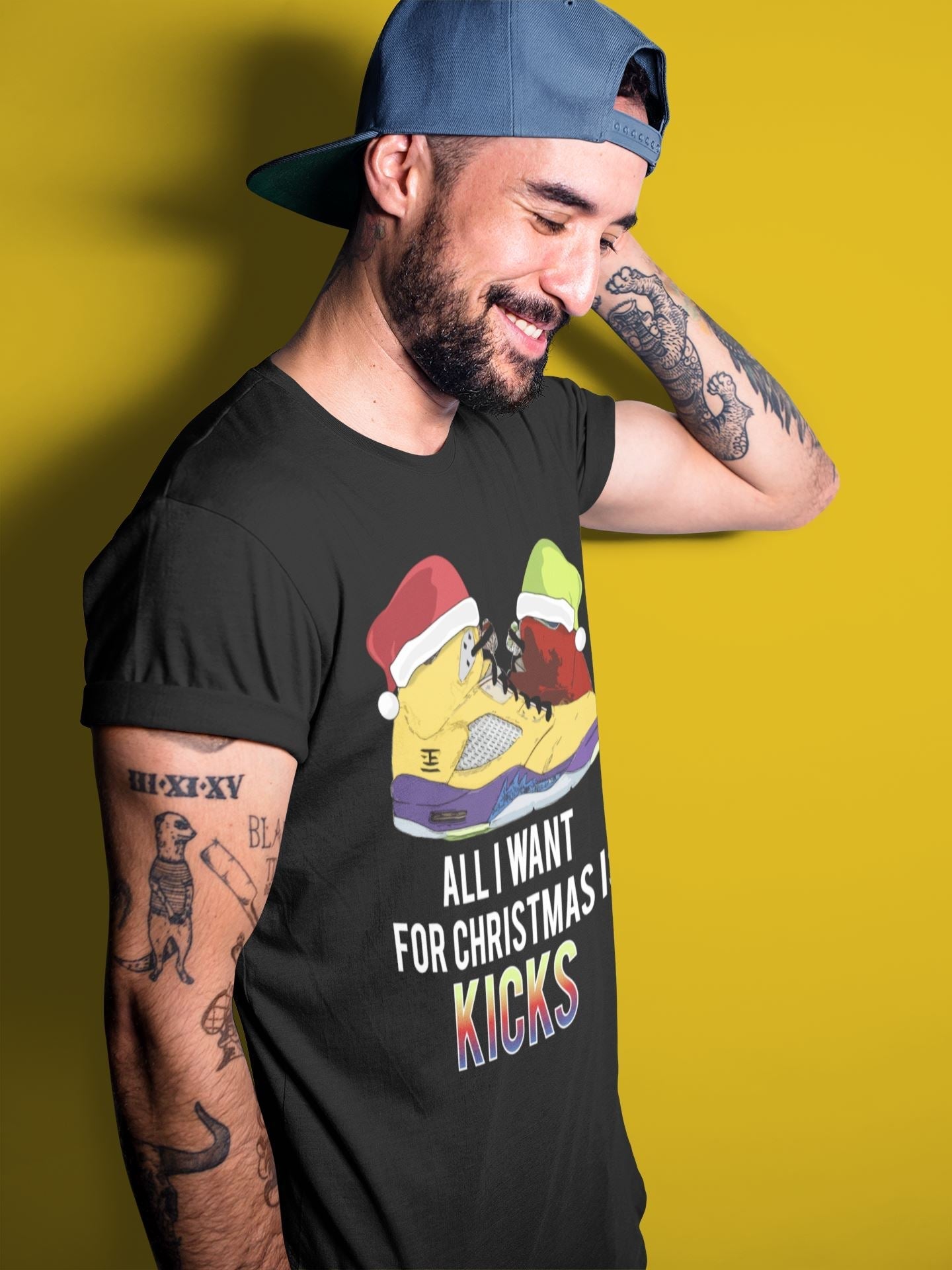 All I Want For Christmas Is Kicks Unisex Tops - Air Jordan 5 What The