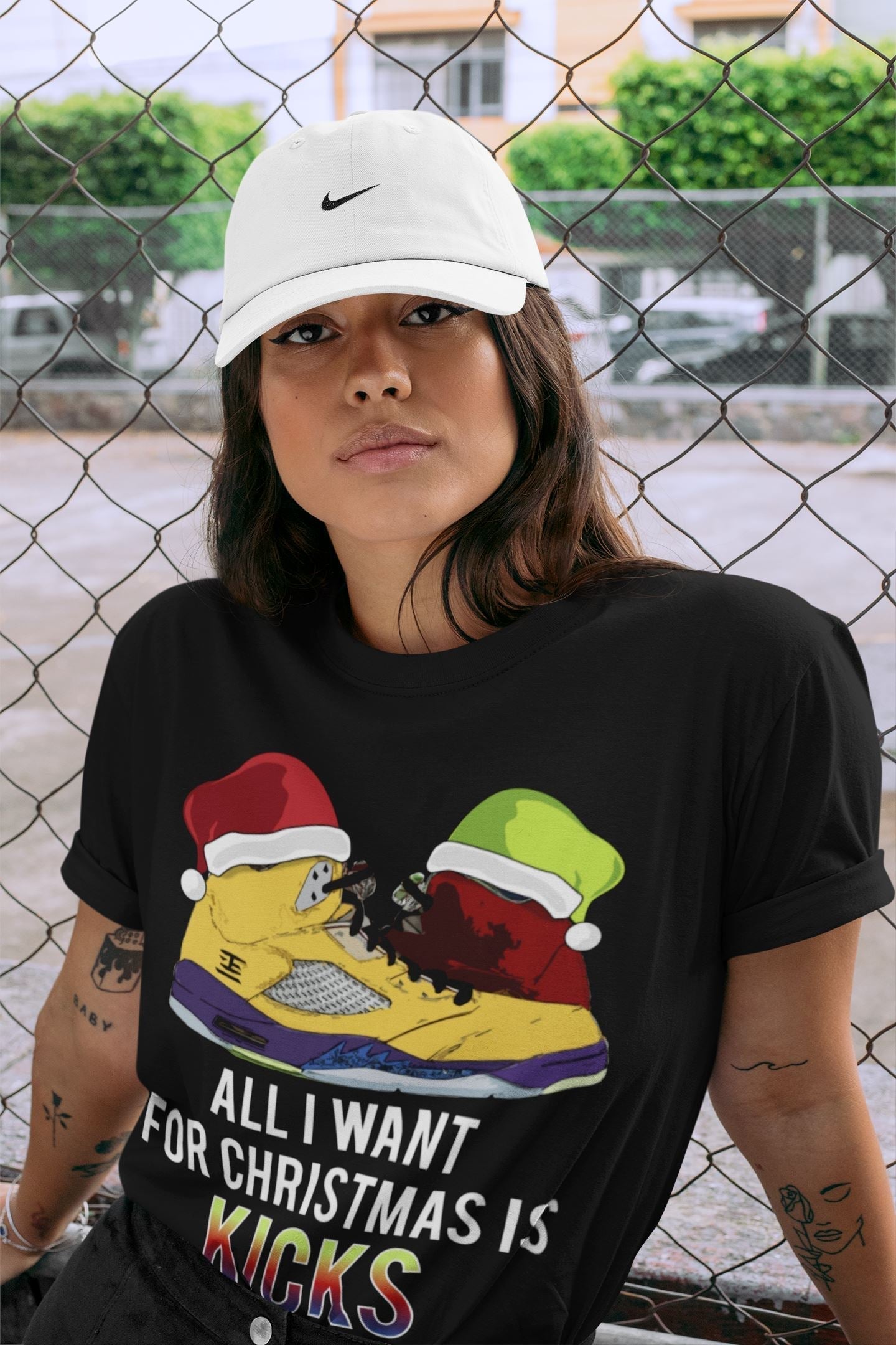 All I Want For Christmas Is Kicks Unisex Tops - Air Jordan 5 What The