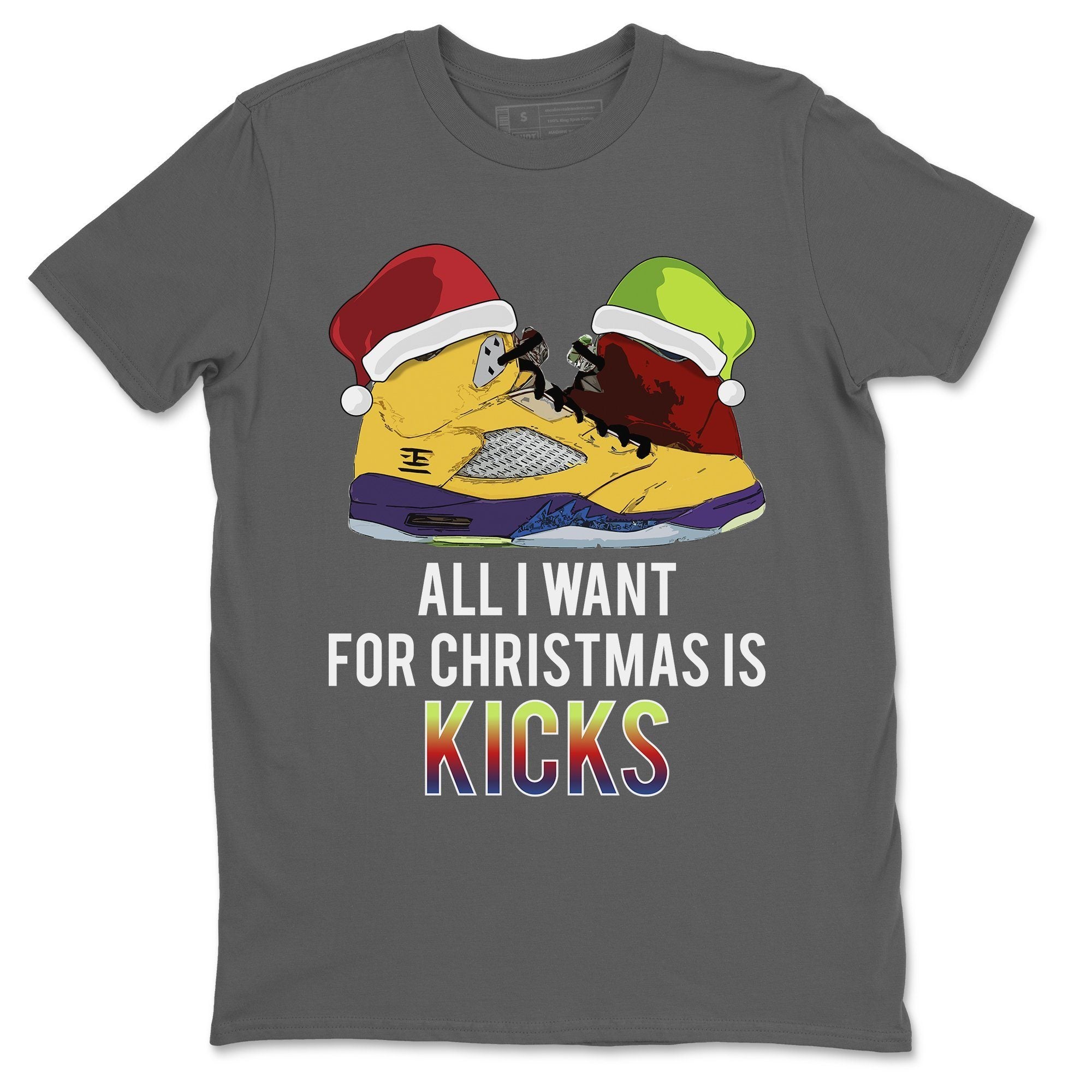 All I Want For Christmas Is Kicks Unisex Tops - Air Jordan 5 What The