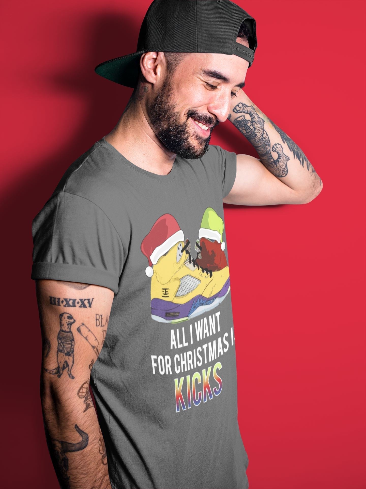 All I Want For Christmas Is Kicks Unisex Tops - Air Jordan 5 What The