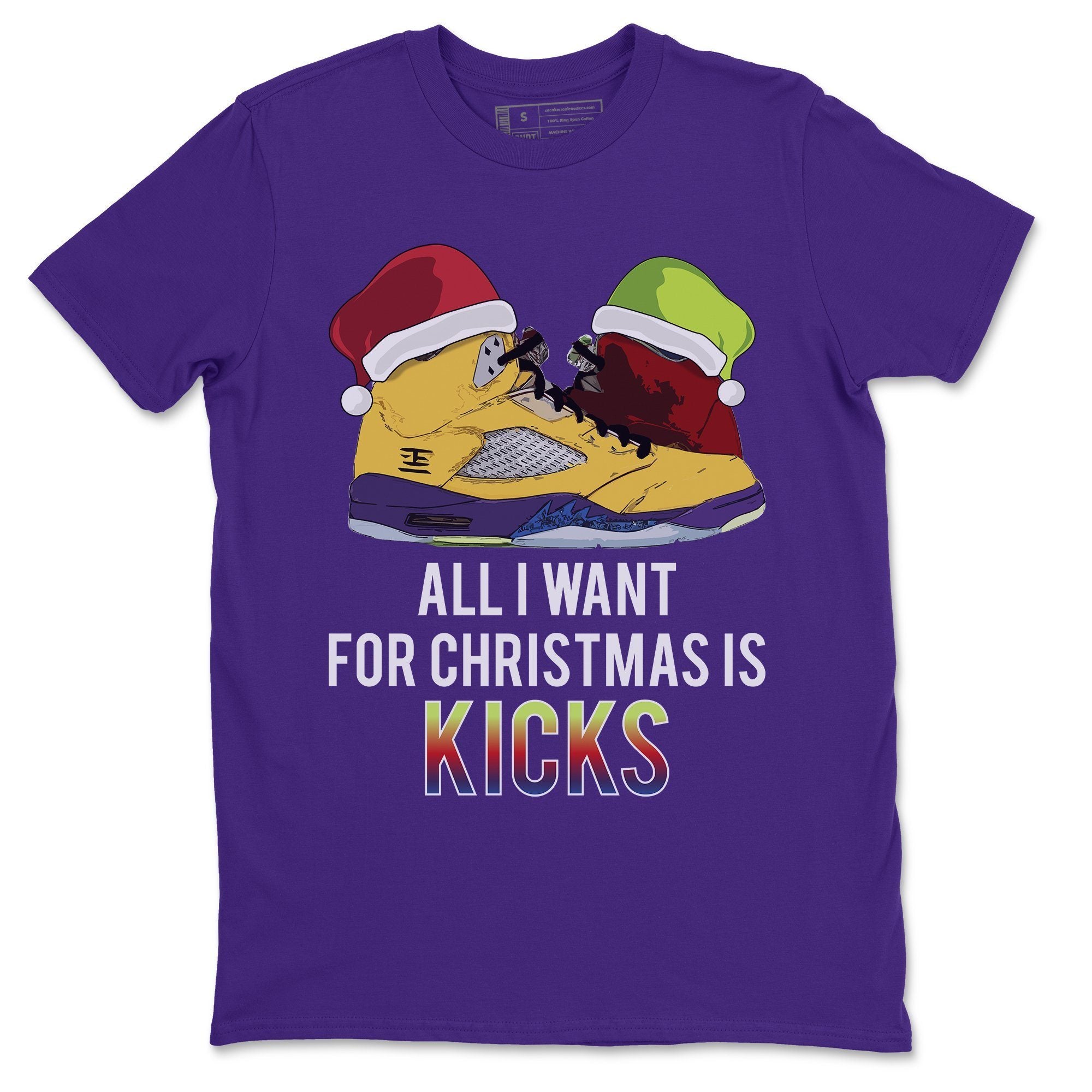 All I Want For Christmas Is Kicks Unisex Tops - Air Jordan 5 What The