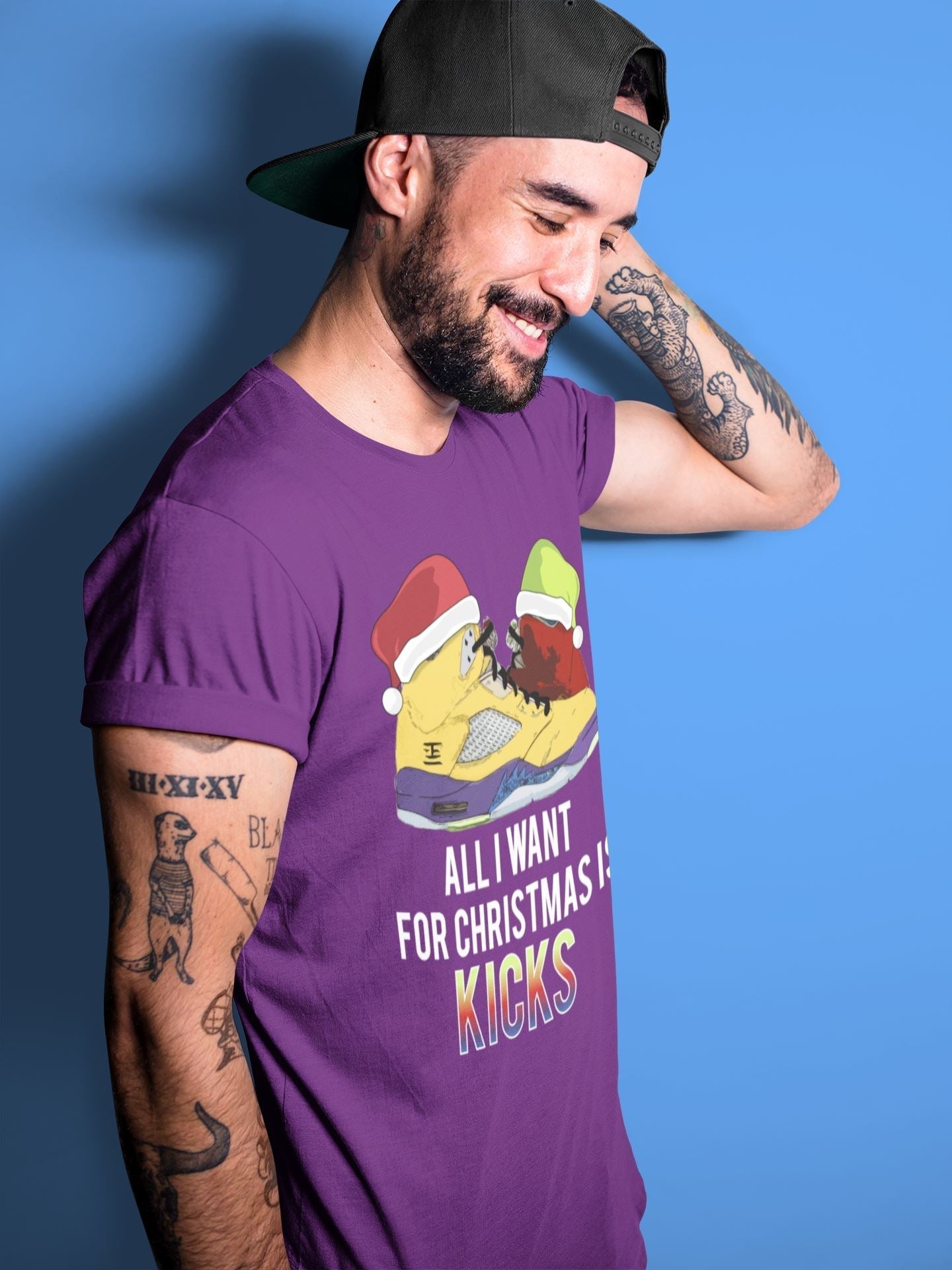 All I Want For Christmas Is Kicks Unisex Tops - Air Jordan 5 What The