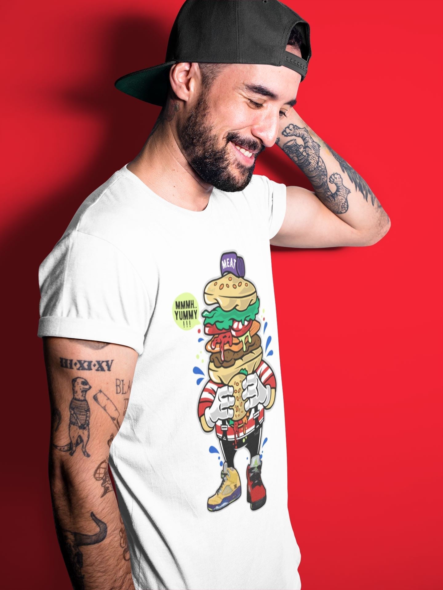 I Like Burger Unisex Tops - Air Jordan 5 What The