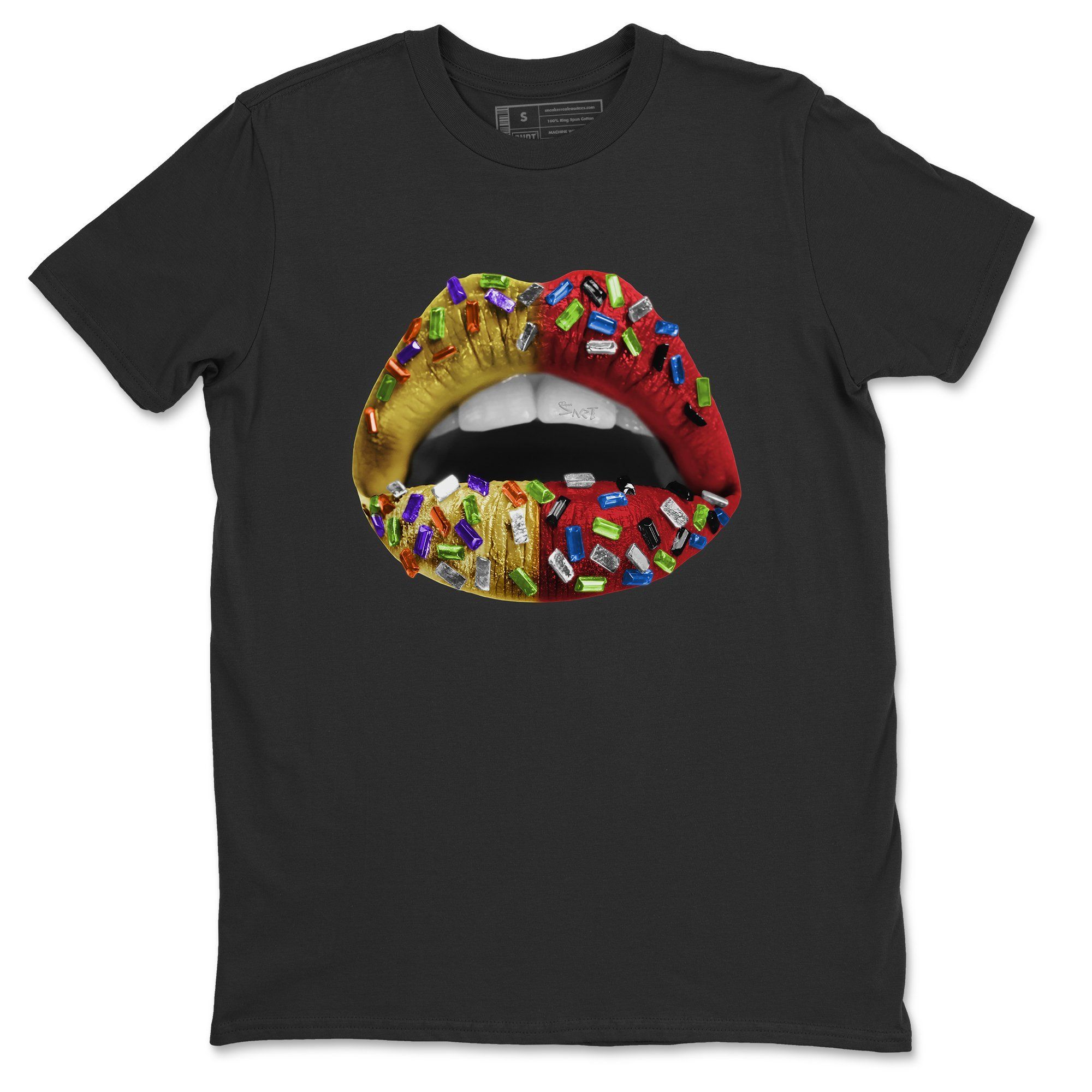 Lips Jewel Unisex Tops - Air Jordan 5 What The