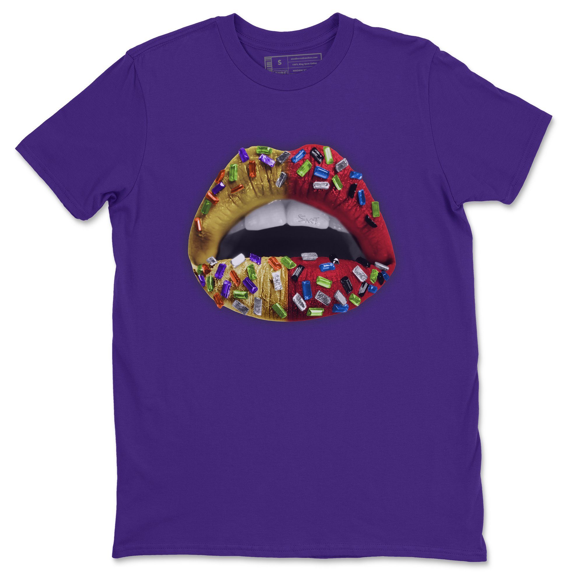 Lips Jewel Unisex Tops - Air Jordan 5 What The
