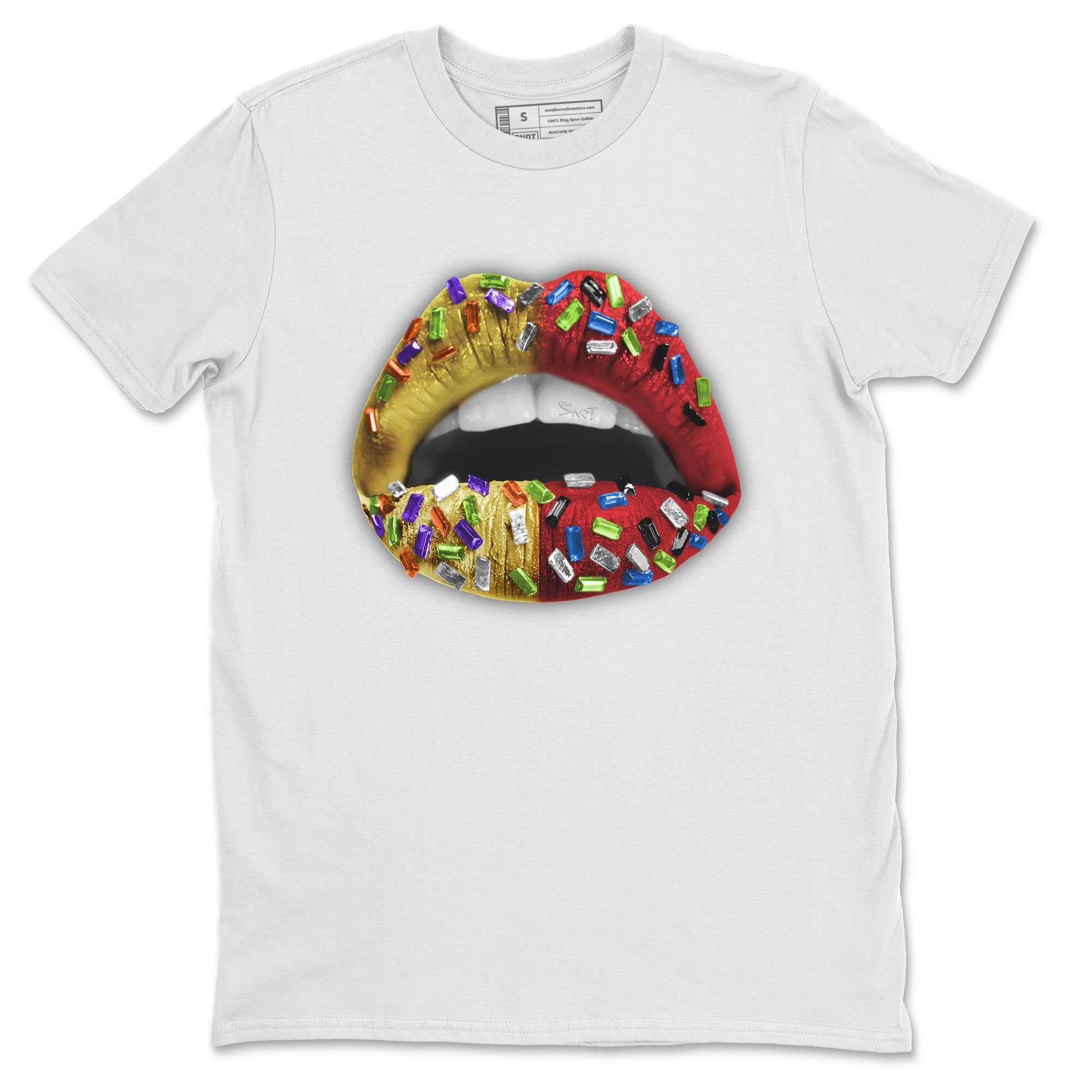 Lips Jewel Unisex Tops - Air Jordan 5 What The